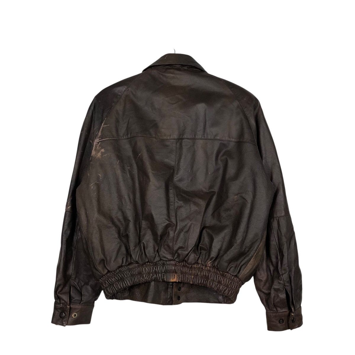 Japanese Brand 📌Vintage Genuine Leather Jacket Zufolo Blanket Issey Miyake Size US M / EU 48-50 / 2 - 9 Thumbnail