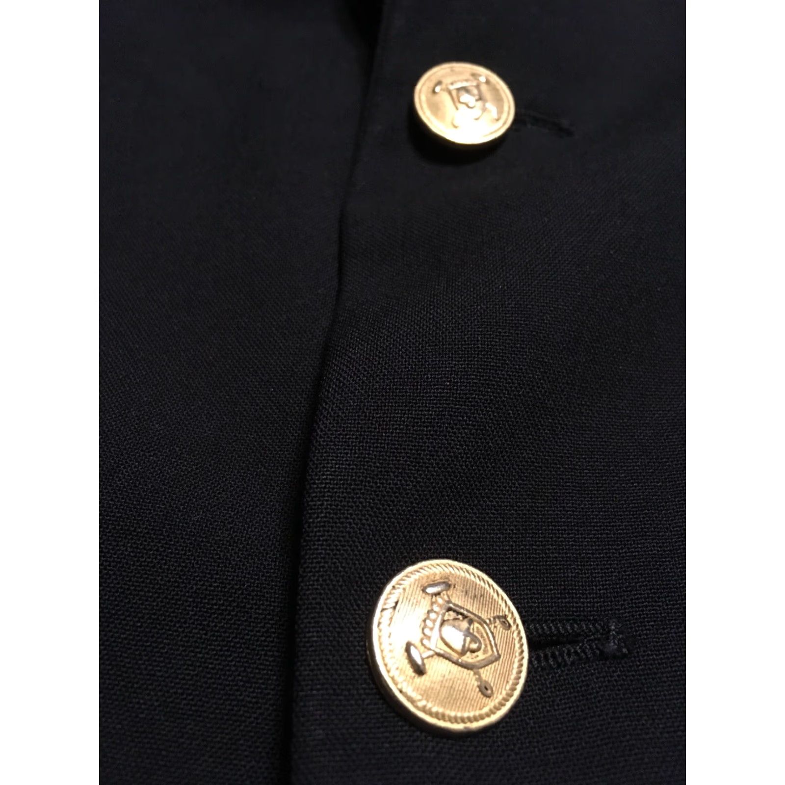 Chaps Chaps Ralph Lauren Navy Blue Blazer Long 44 Gold Buttons Mens Women? Size 44R - 3 Thumbnail