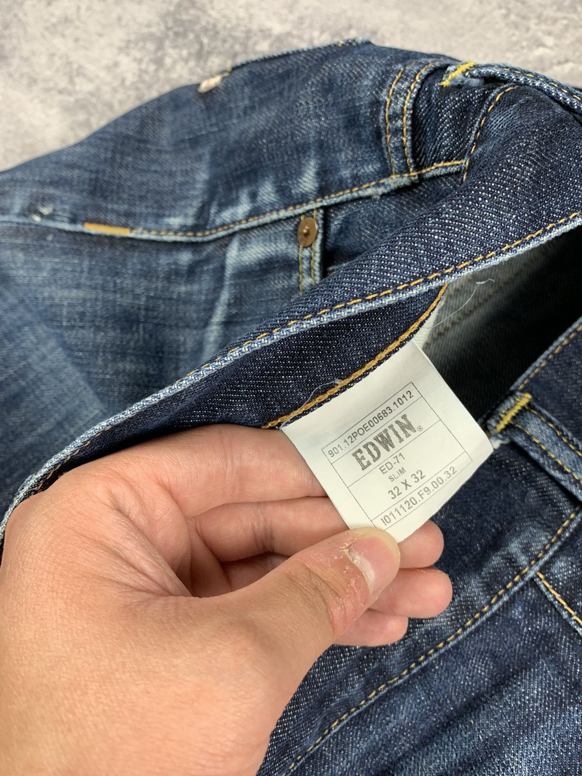 Edwin Vintage Edwin Selvage Slim Jeans Size 32x32 Japanese Brand Size US 32 / EU 48 - 8 Thumbnail