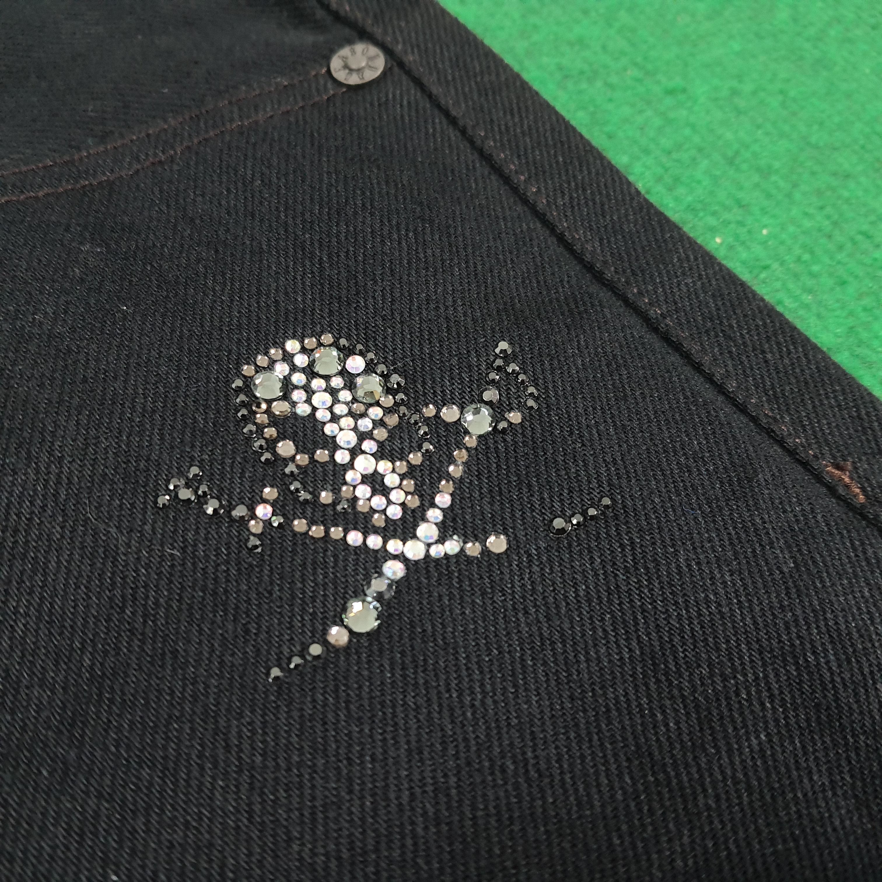 Japanese Brand Vintage Abordage Skull Rude Style Selvedge Pants C280N6 Size US 31 - 3 Thumbnail