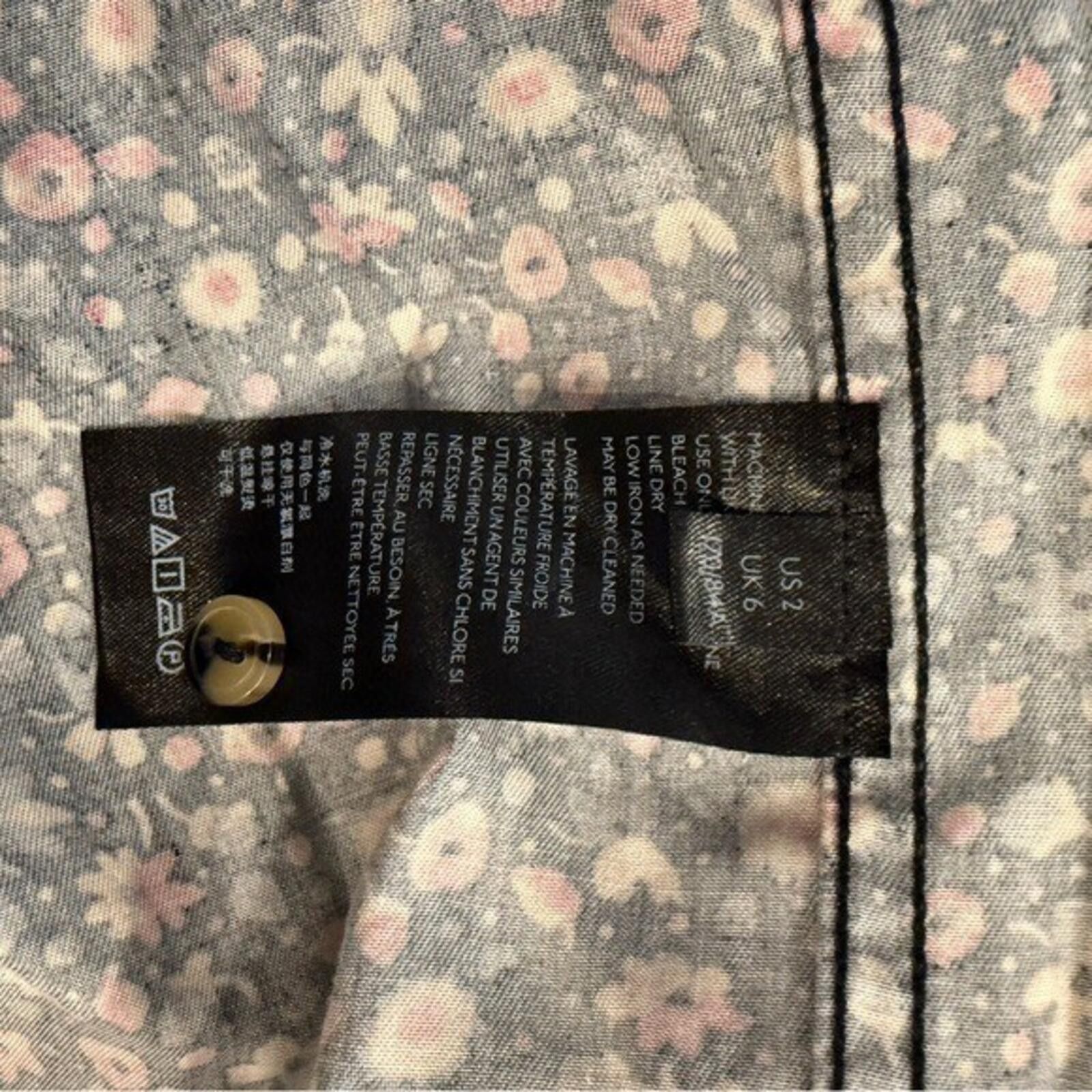 Anthropologie Anthropologie Maeve Marlie Floral Button Front Dress Med Size XS / US 0-2 / IT 36-38 - 9 Thumbnail
