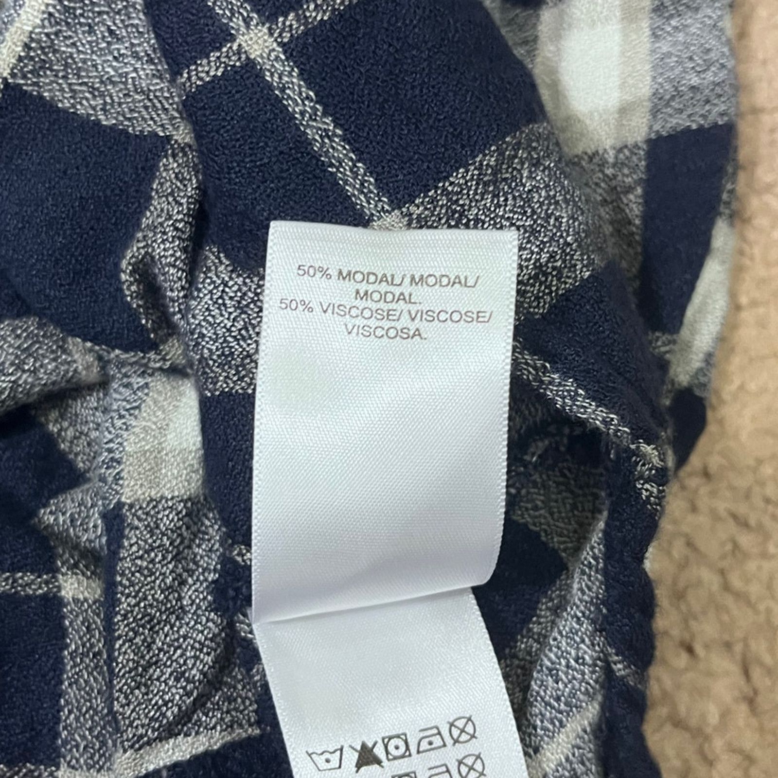 Lucky Brand Lucky Brand Women's Blue Plaid Button-Front Shirt - L Size L / US 10 / IT 46 - 6 Thumbnail