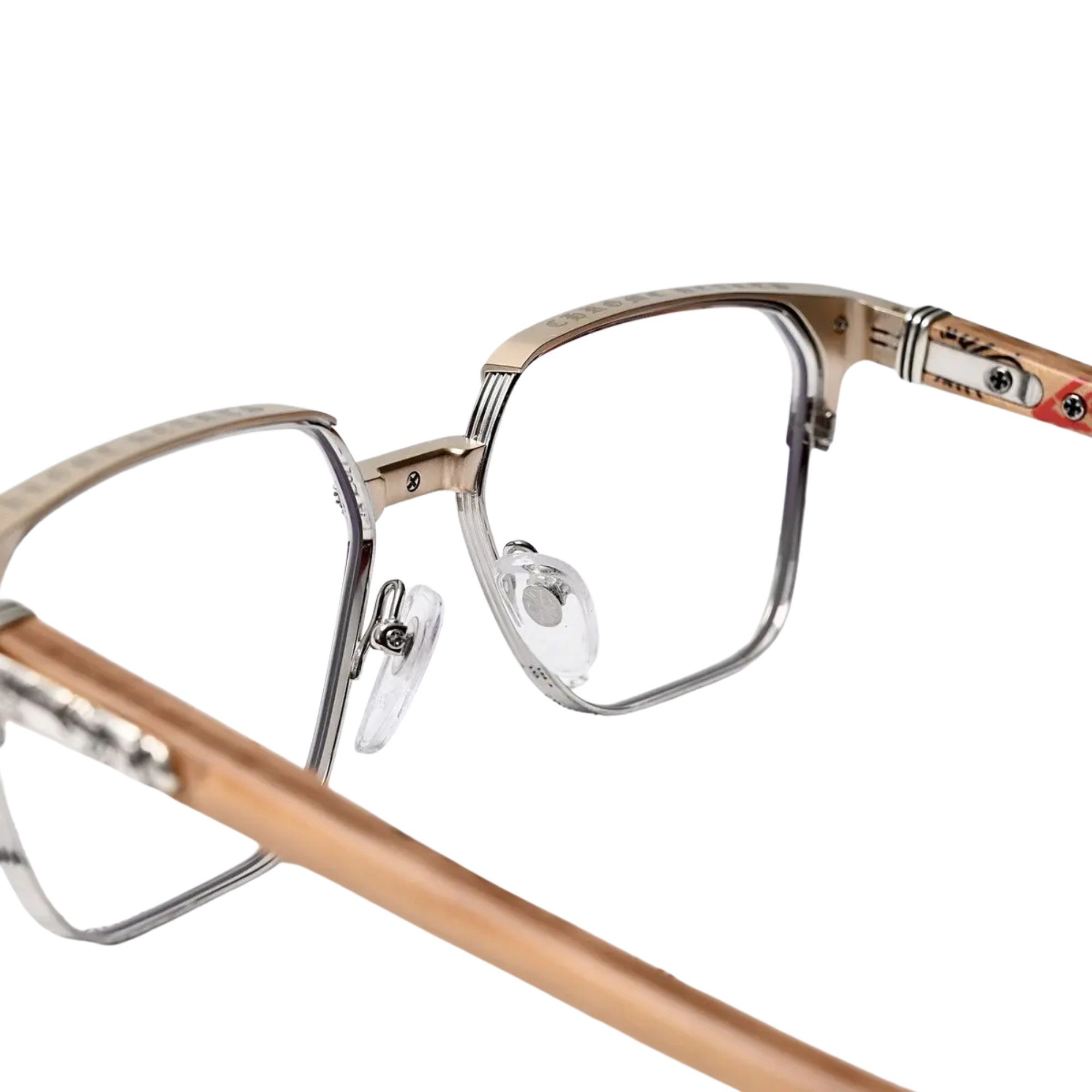 Chrome Hearts CHROME HEARTS BLAZIN MATTE GOLD PLATED/SHINY SILVER PLYWOOD Size ONE SIZE - 3 Thumbnail