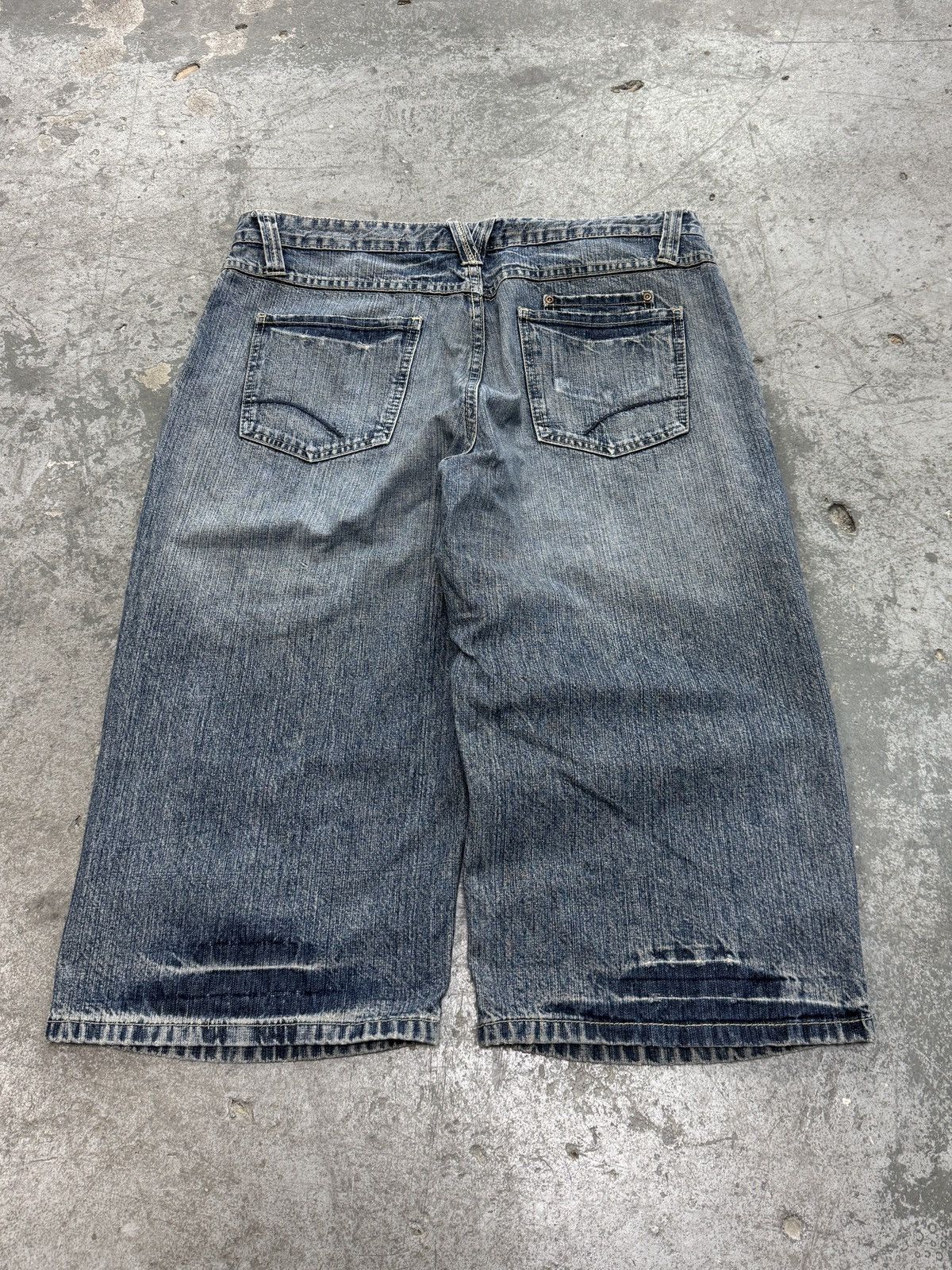 Vintage Vintage y2k Work Denim Shorts Size US 36 / EU 52 - 5 Thumbnail