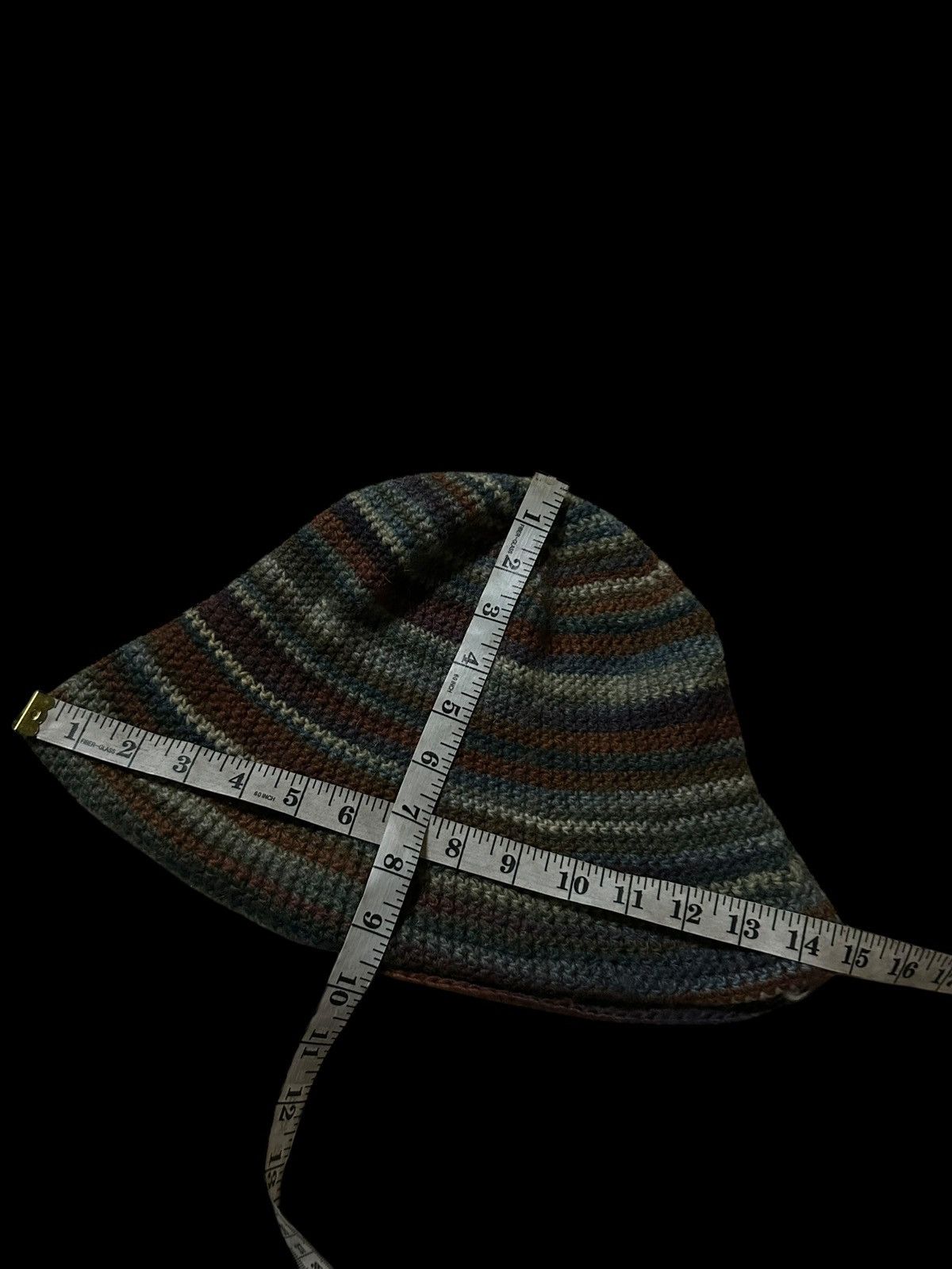 Japanese Brand × Kapital × Vintage Crochet Knitted handmade Big Bucket Hats Size ONE SIZE - 8 Thumbnail