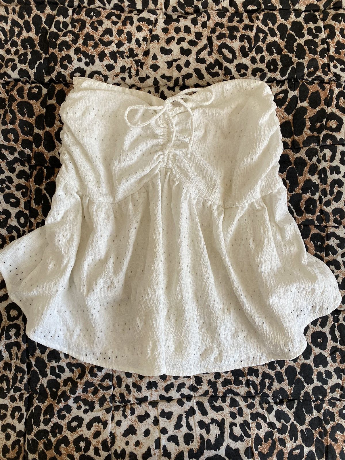 Vintage Vintage white midi shirt Size 27" / US 4 / IT 40 - 1 Thumbnail