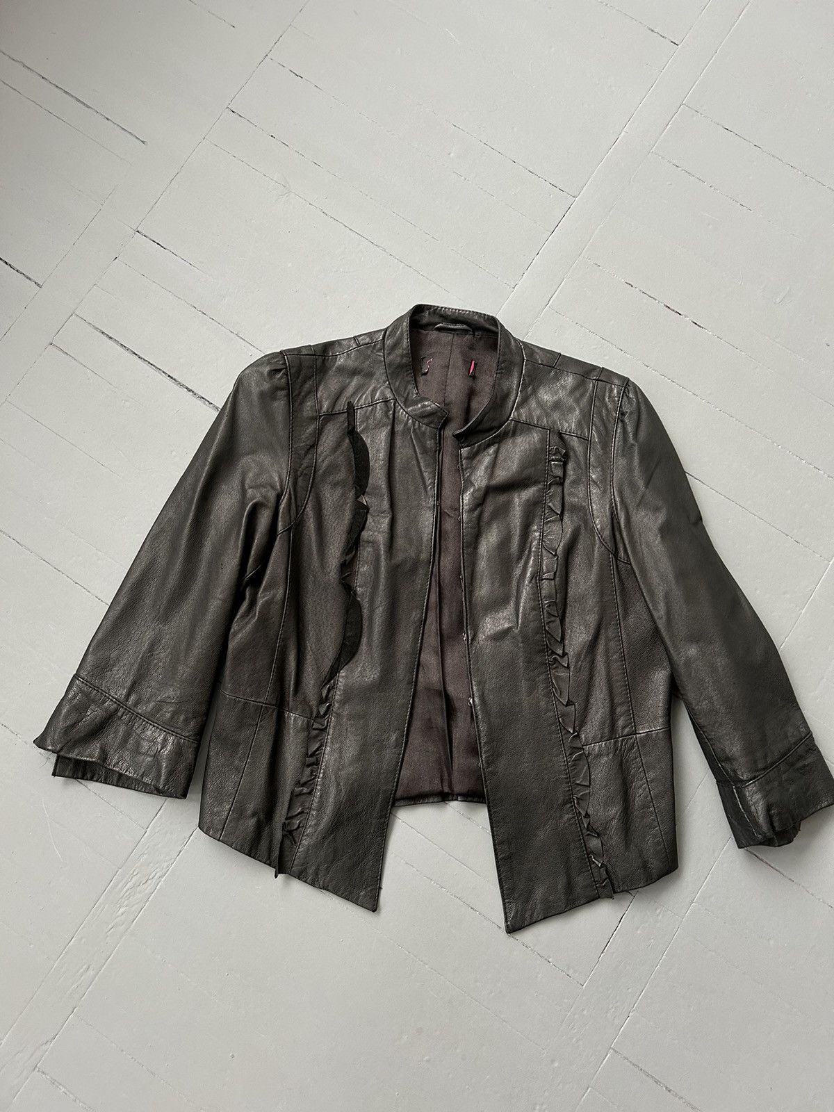 Other Avant-garde leather jacket Size M / US 6-8 / IT 42-44 - 1 Thumbnail