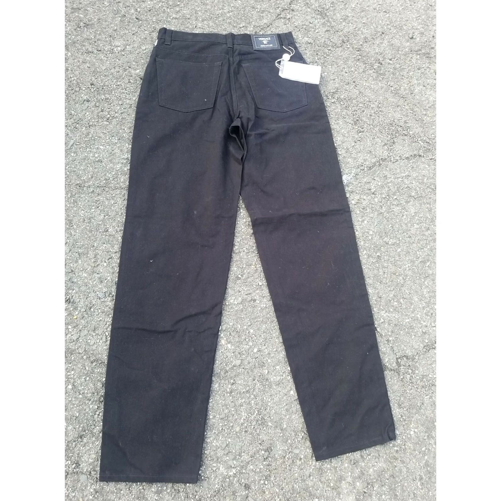 Versace Jeans Couture VINTAGE Versace Jeans Couture Jeans Pants Black 30x34 Unisex Adults Regular Inseam 34 Deadstock Mens Womens Size US 30 / EU 46 - 6 Thumbnail