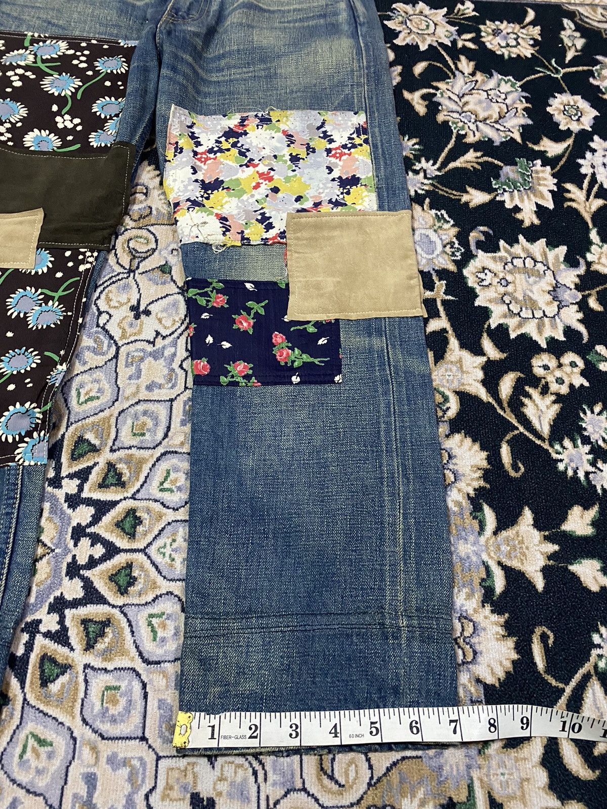 Comme des Garcons Vintage Junya watanabe Comme des garcons Patchwork pants Size US 30 / EU 46 - 17 Thumbnail