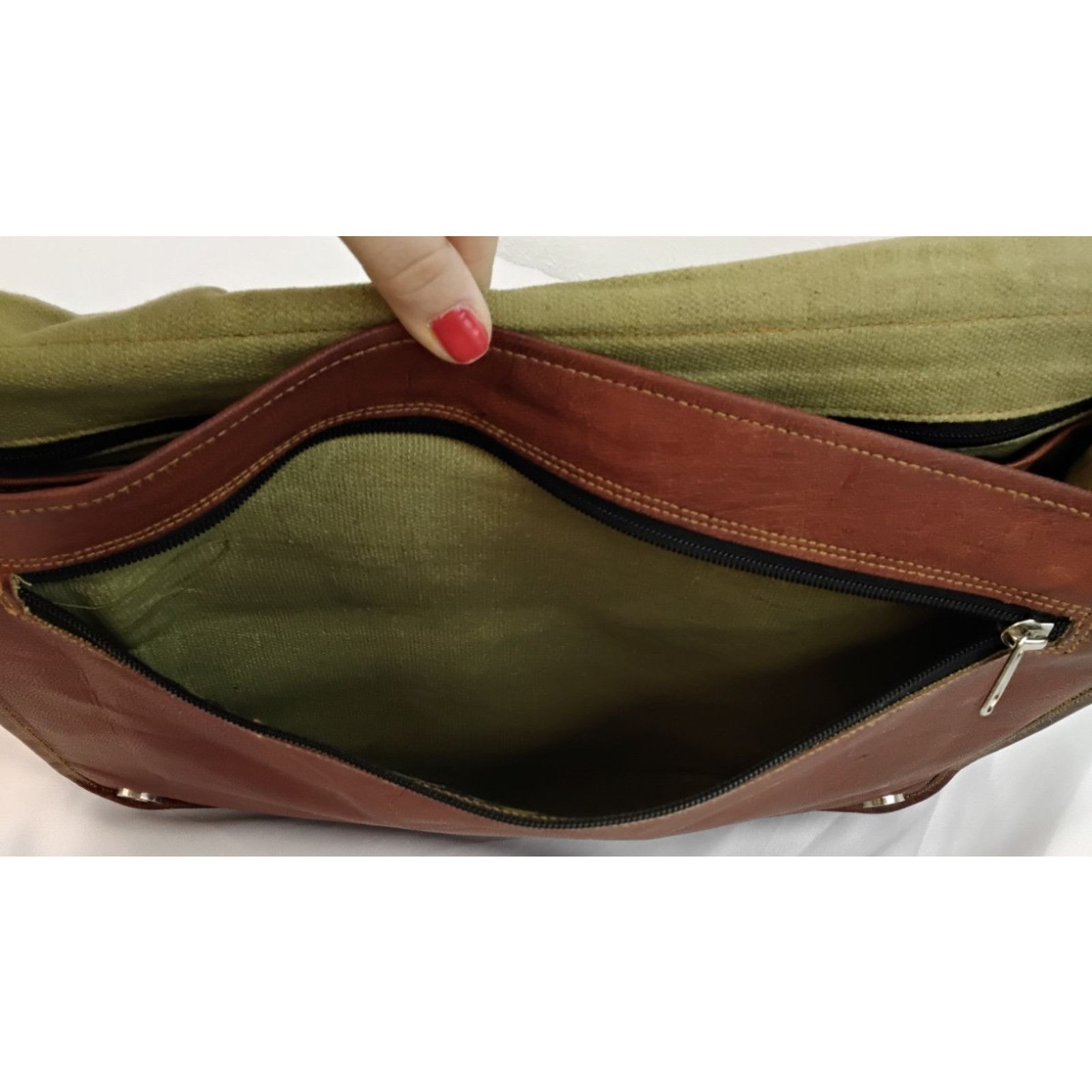 Carbon Carbon 2 Cobalt Messenger Bag Brown Full Grain Leather Size ONE SIZE - 10 Thumbnail