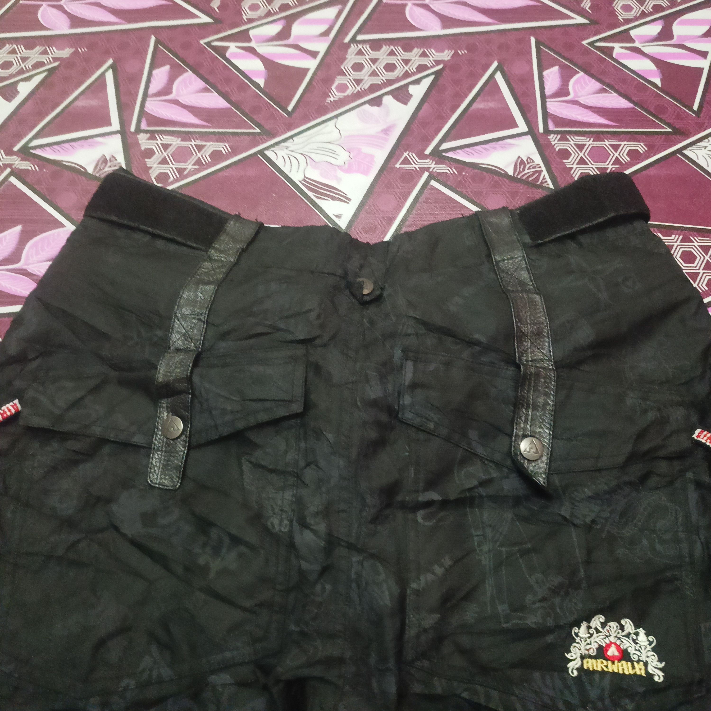 Airwalk Airwalk Multipocket Nylon Baggy Double Layer Ski Pants Size US 31 - 16 Thumbnail