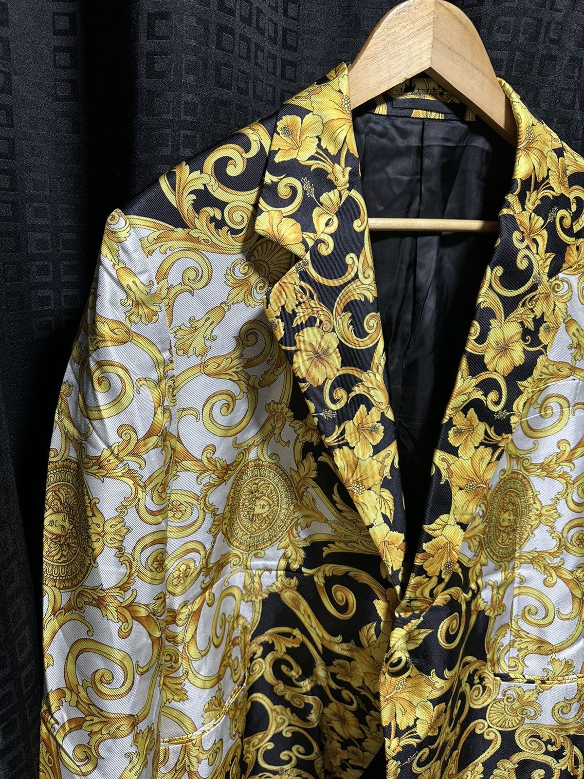 Versace Versace barocco print blazer Size 54L - 2 Thumbnail