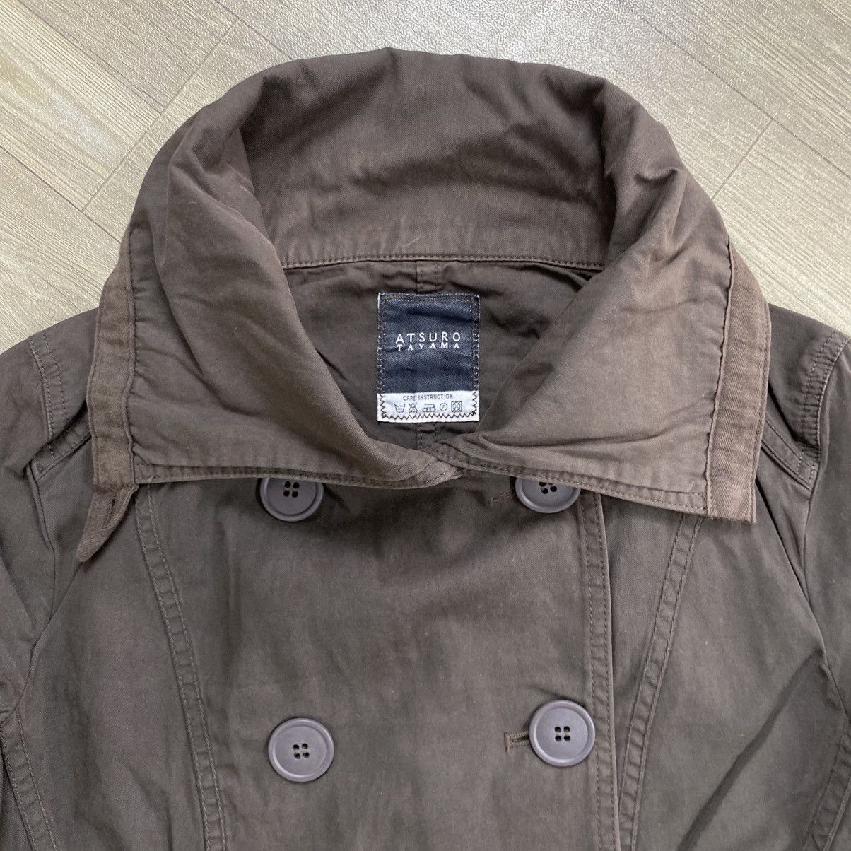Japanese Brand Atsuro Tayama Yohji Yamomoto Style Trench Coat Bono Jacket Size US L / EU 52-54 / 3 - 5 Thumbnail