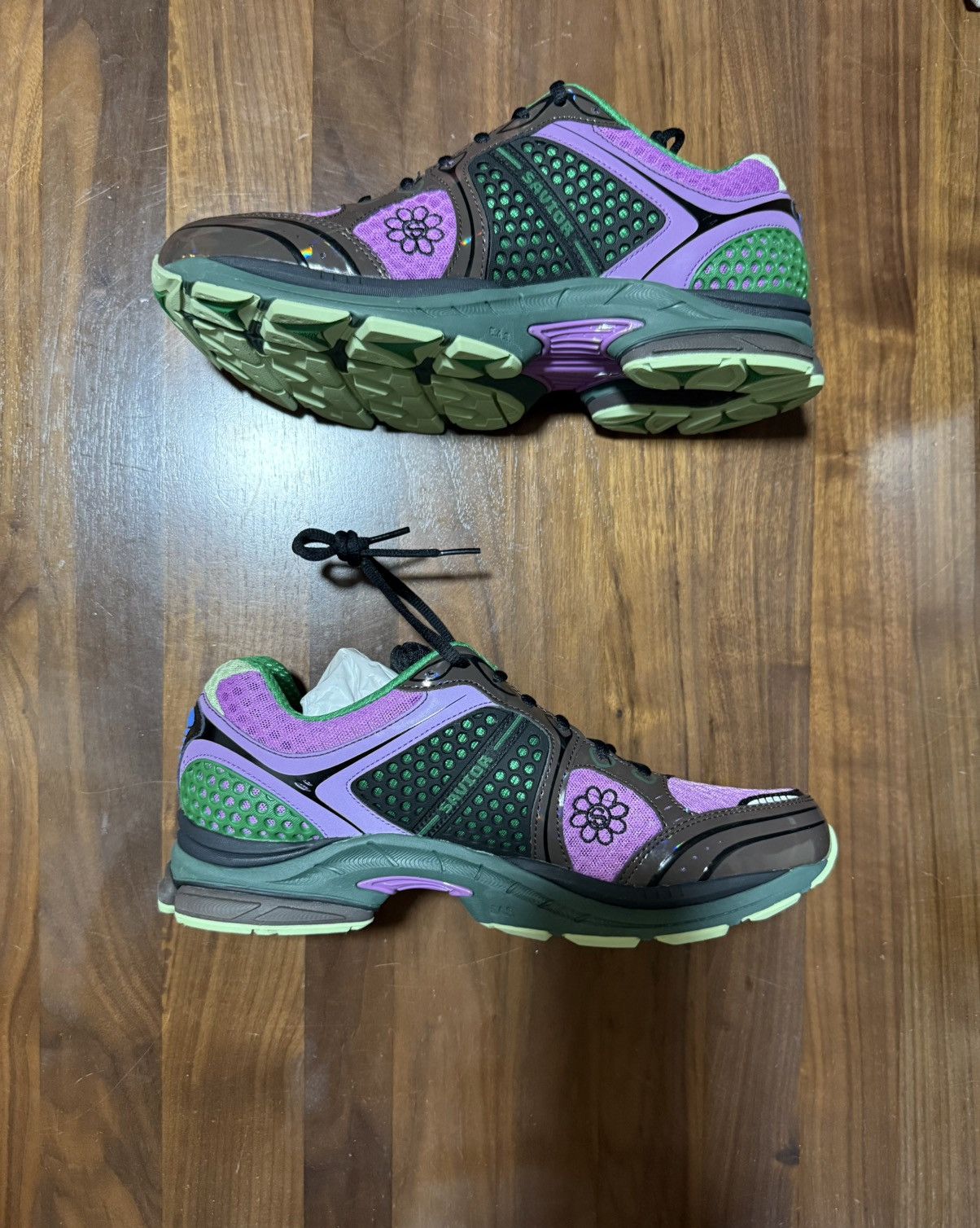 Saucony SAUCONY X JAE TIPS PROGRID TRIUMPH 4 'PERRILLA' VIOLET/EARTH Size US 11 / EU 44 - 3 Thumbnail