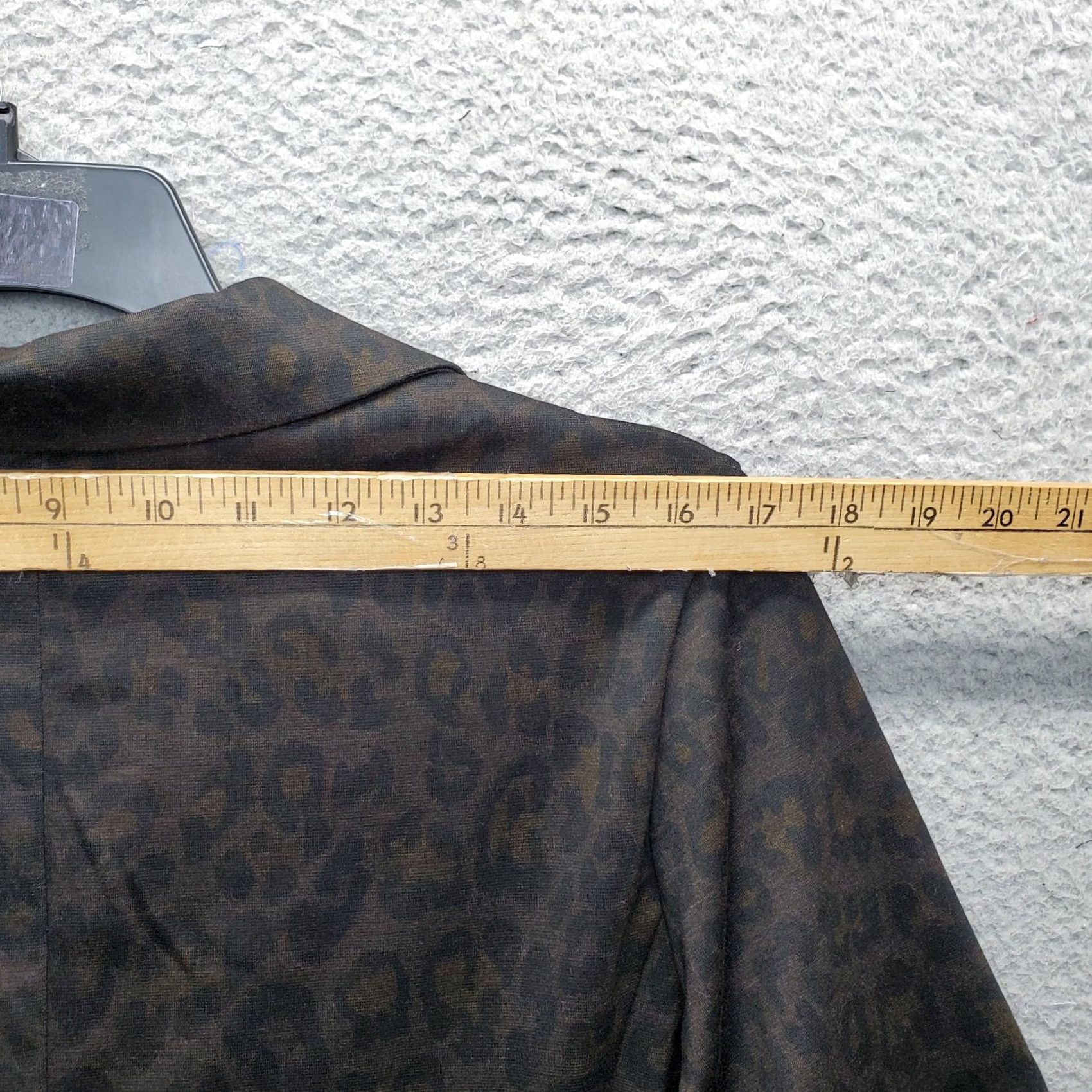 Christian Siriano Christian Siriano Blazer Womens 1X Notch Lapel Leopard Print Multi Blazer Size 1X Womens Size XL / US 12-14 / IT 48-50 - 4 Thumbnail