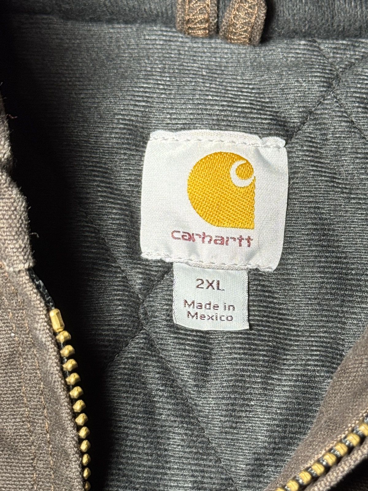 Carhartt × Vintage Vtg 90s Carhartt Brown Quick Duck Detroit Full Zip Jacket Size US XL / EU 56 / 4 - 2 Thumbnail