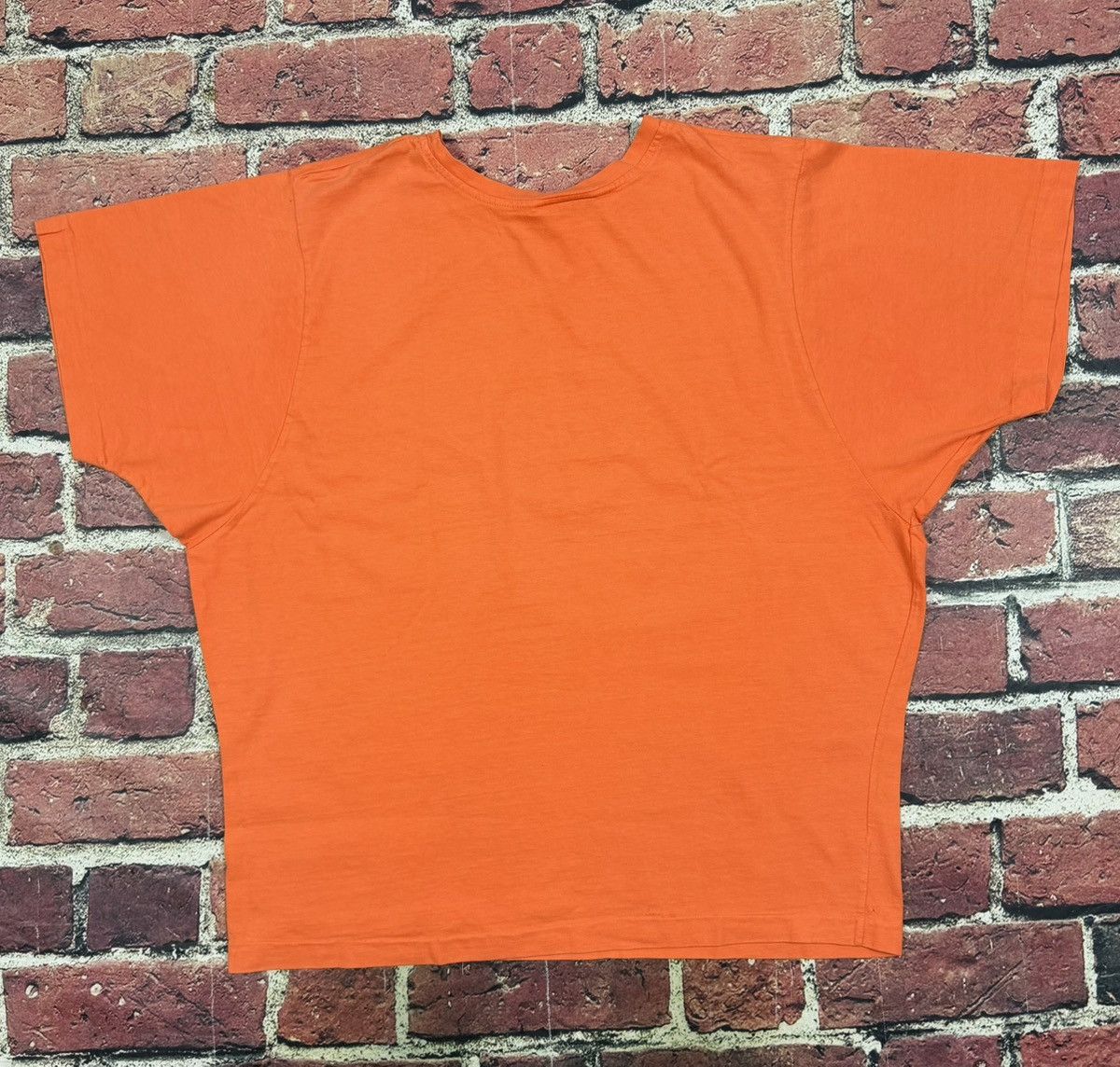 Other Vintage Forenza Orange Blank T Shirt Single Stitch Surf Boxy Size XL / US 12-14 / IT 48-50 - 2 Thumbnail