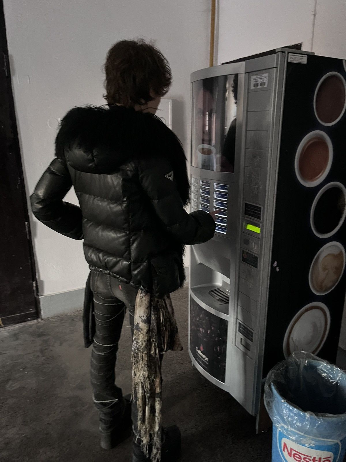 Le Grande Bleu (L.G.B.) LGB Vultures/Black Devil puffer jacket Size US XS / EU 42 / 0 - 5 Thumbnail