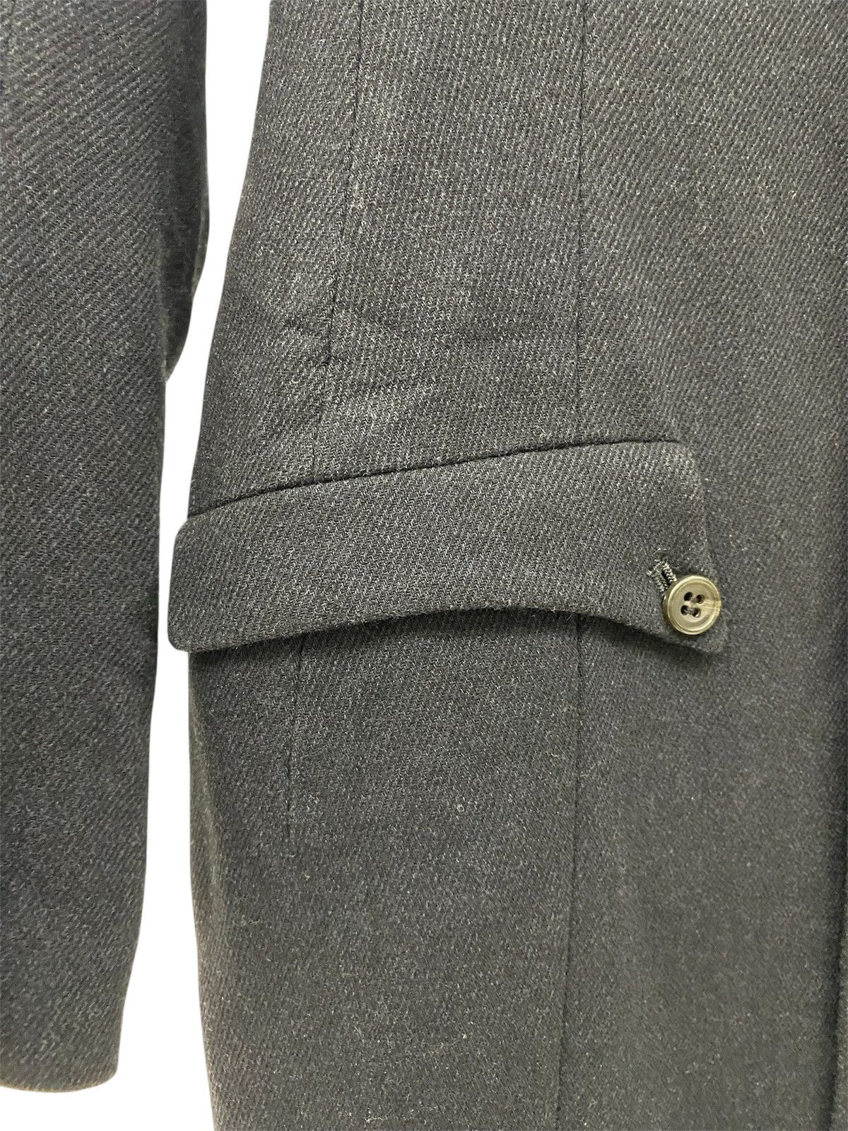 Yohji Yamamoto Vtg Yohji Yamamoto AW95 black gabardine long coat Size S / US 4 / IT 40 - 15 Thumbnail