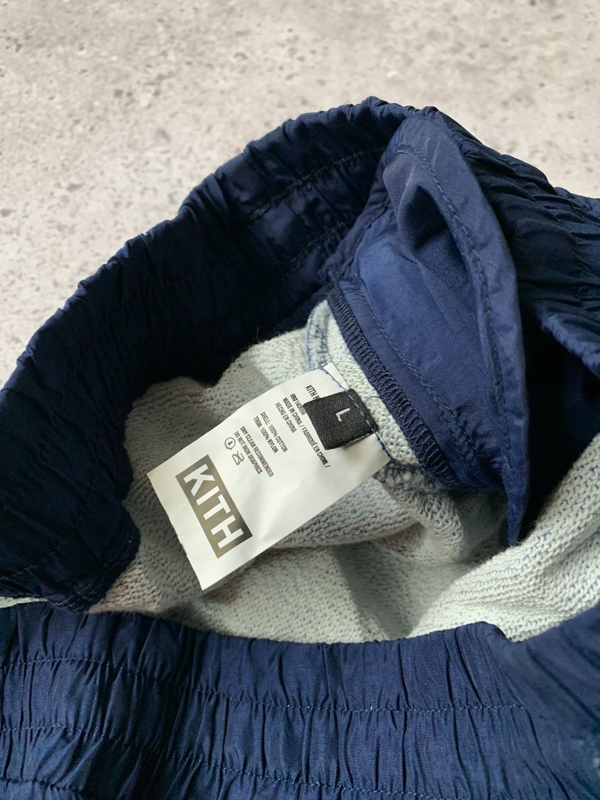 Kith Kith Nylon Shorts - Sweatpants Navy Camo Joggers Size US 34 / EU 50 - 8 Thumbnail