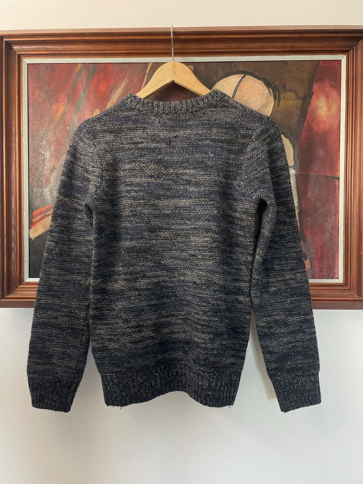 Carhartt Carhartt Anglistic Sweater Grey Wool Lambswool Vintage Y2k Size US XS / EU 42 / 0 - 2 Thumbnail
