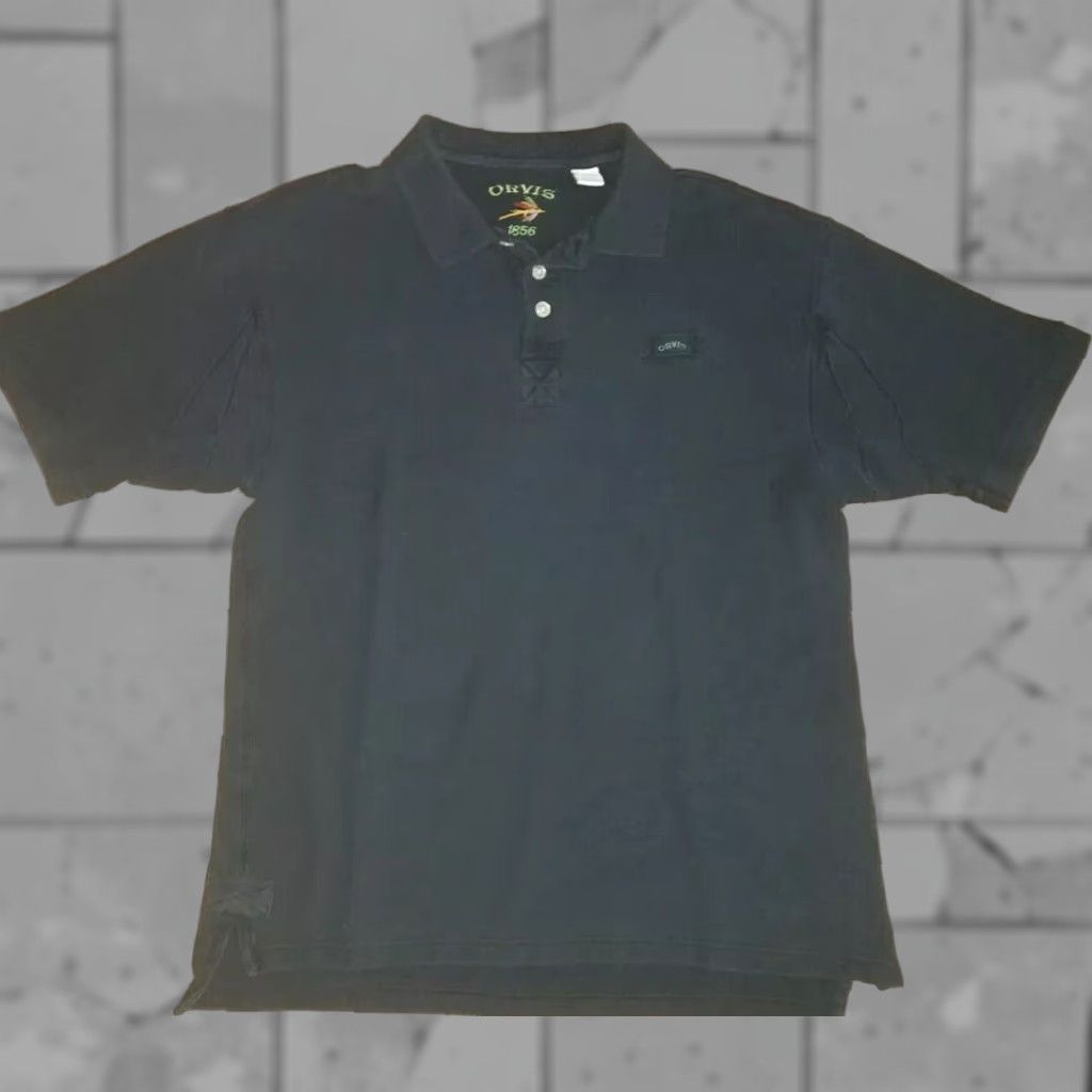 Orvis Orvis Golf Polo Shirt Men's M Short Sleeve Black 1856 Vintage Size US M / EU 48-50 / 2 - 1 Thumbnail