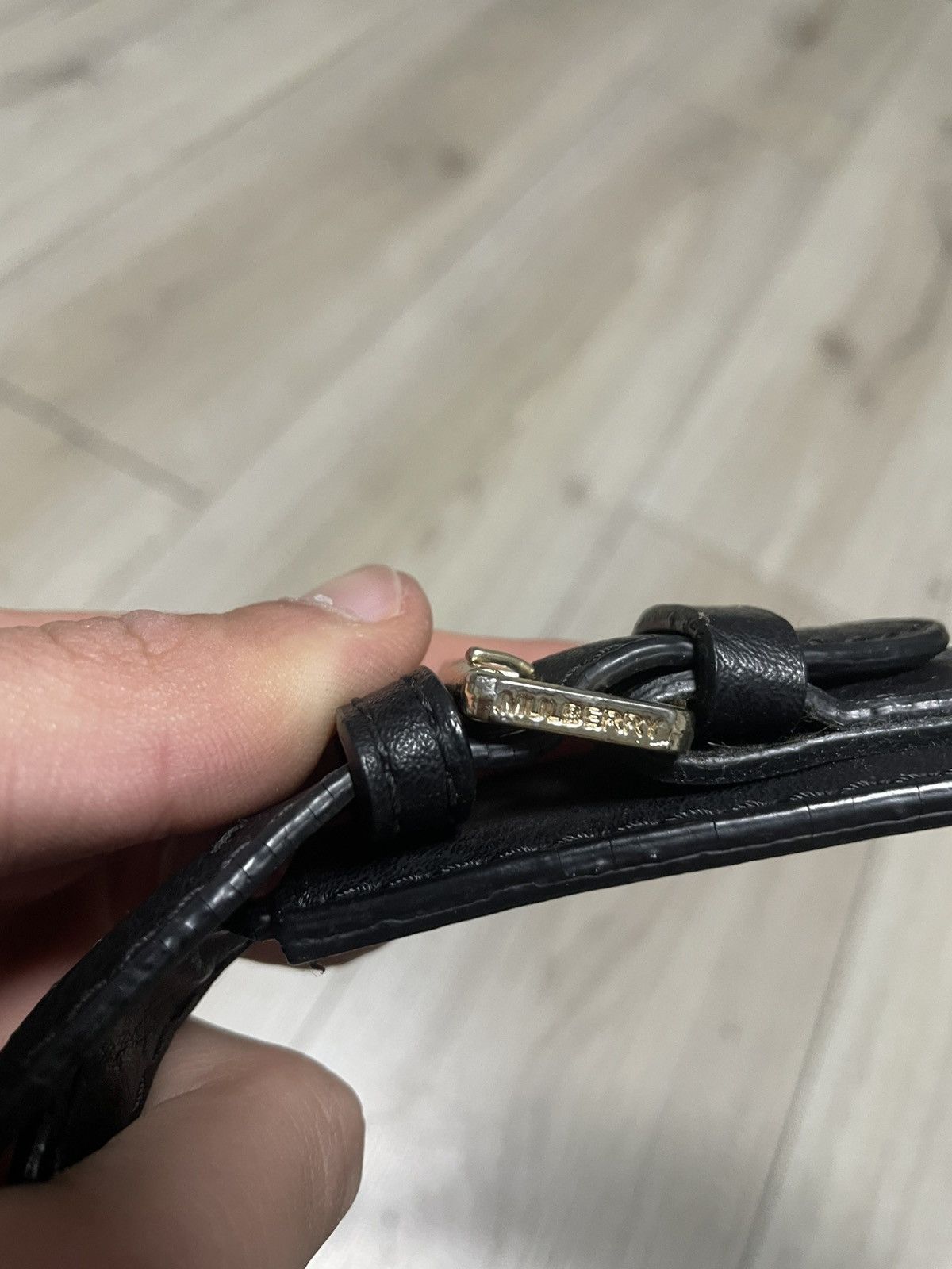 Designer × Mulberry Vintage Mulberry Leather shoulder hand bag With Zip Pouch Size ONE SIZE - 13 Thumbnail