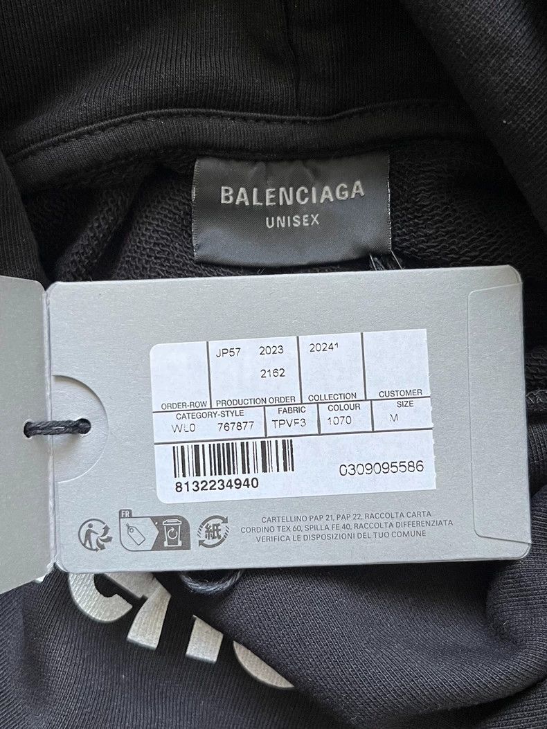 Balenciaga Balenciaga Letter Logo printed hooded straight-leg sweatsh Size US M / EU 48-50 / 2 - 5 Thumbnail