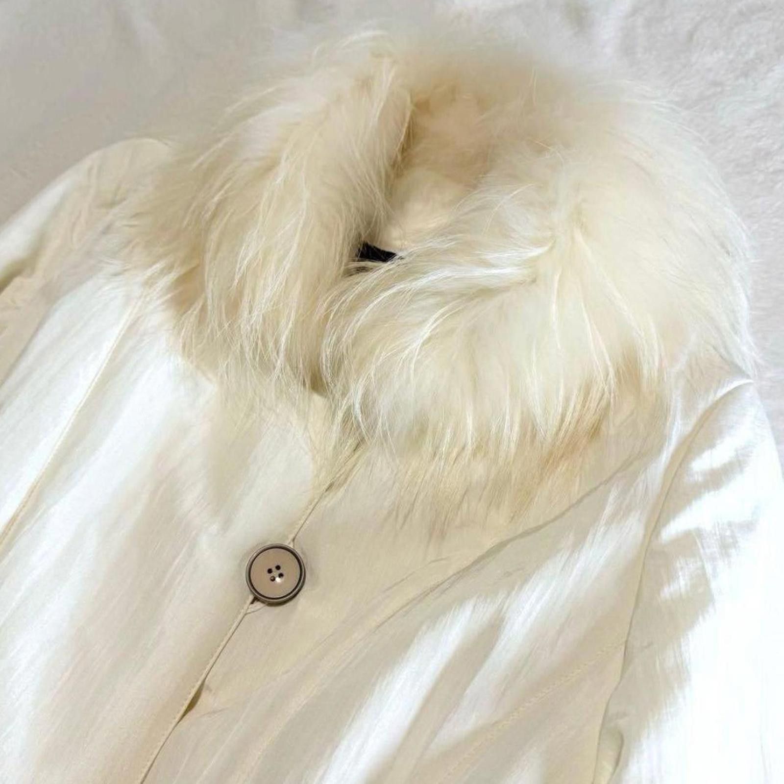 Other Real fox fur whimsy core white classic mid length coat Size XS / US 0-2 / IT 36-38 - 4 Thumbnail