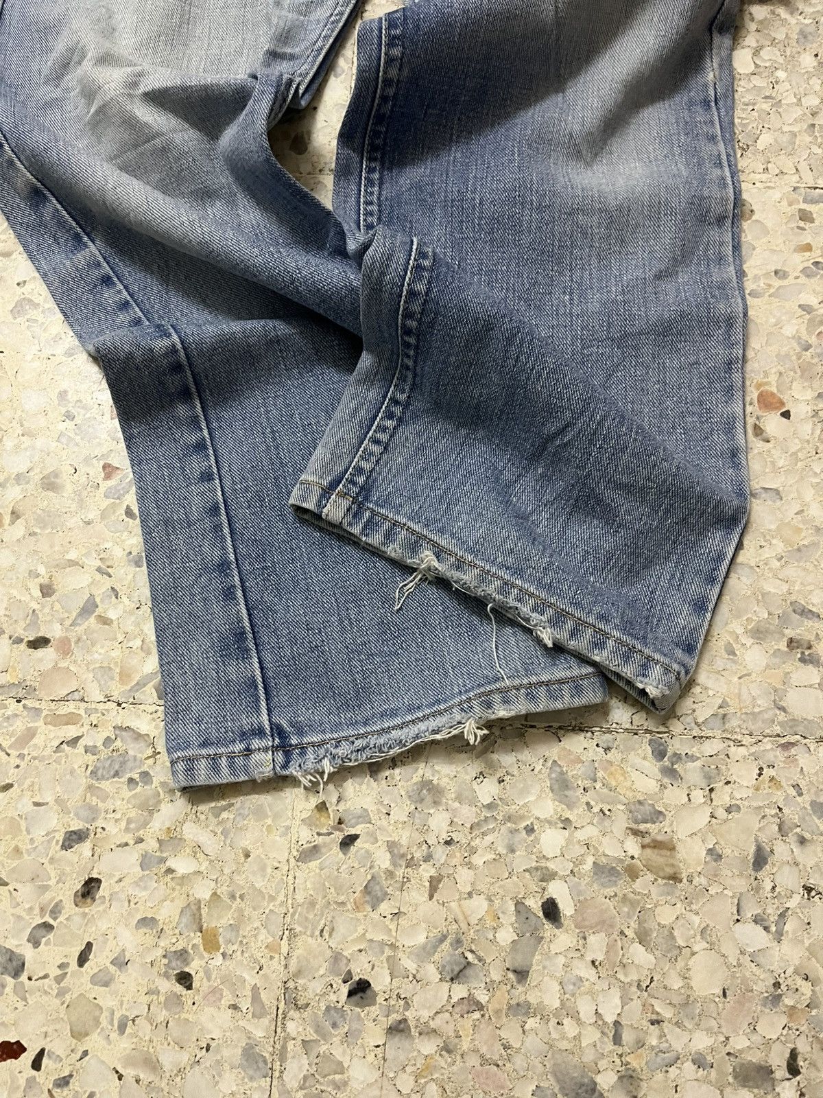 Lee Vintage 70s LEE Rider scovill zipper distressed denim Size US 32 / EU 48 - 8 Thumbnail