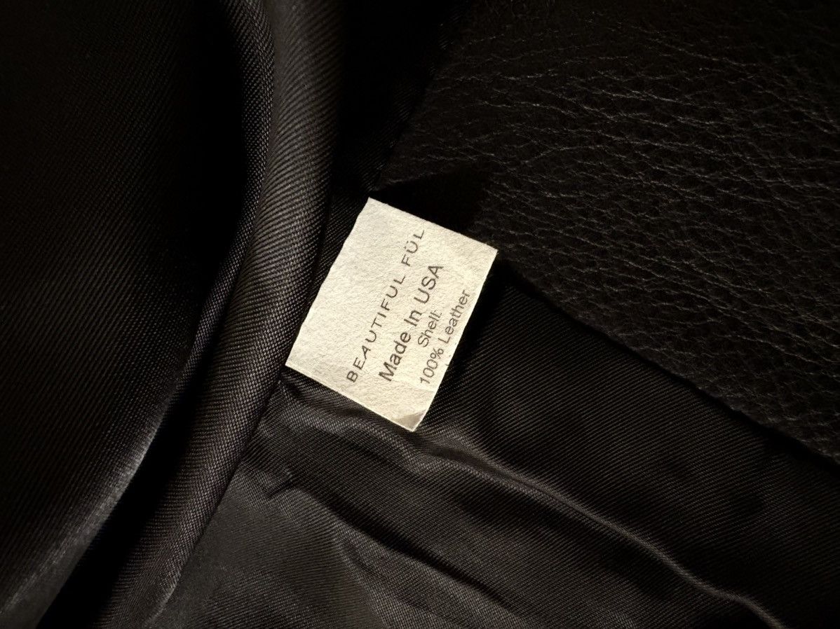 Beautiful Ful Leather double rider motorcycle jacket Size US XL / EU 56 / 4 - 4 Thumbnail