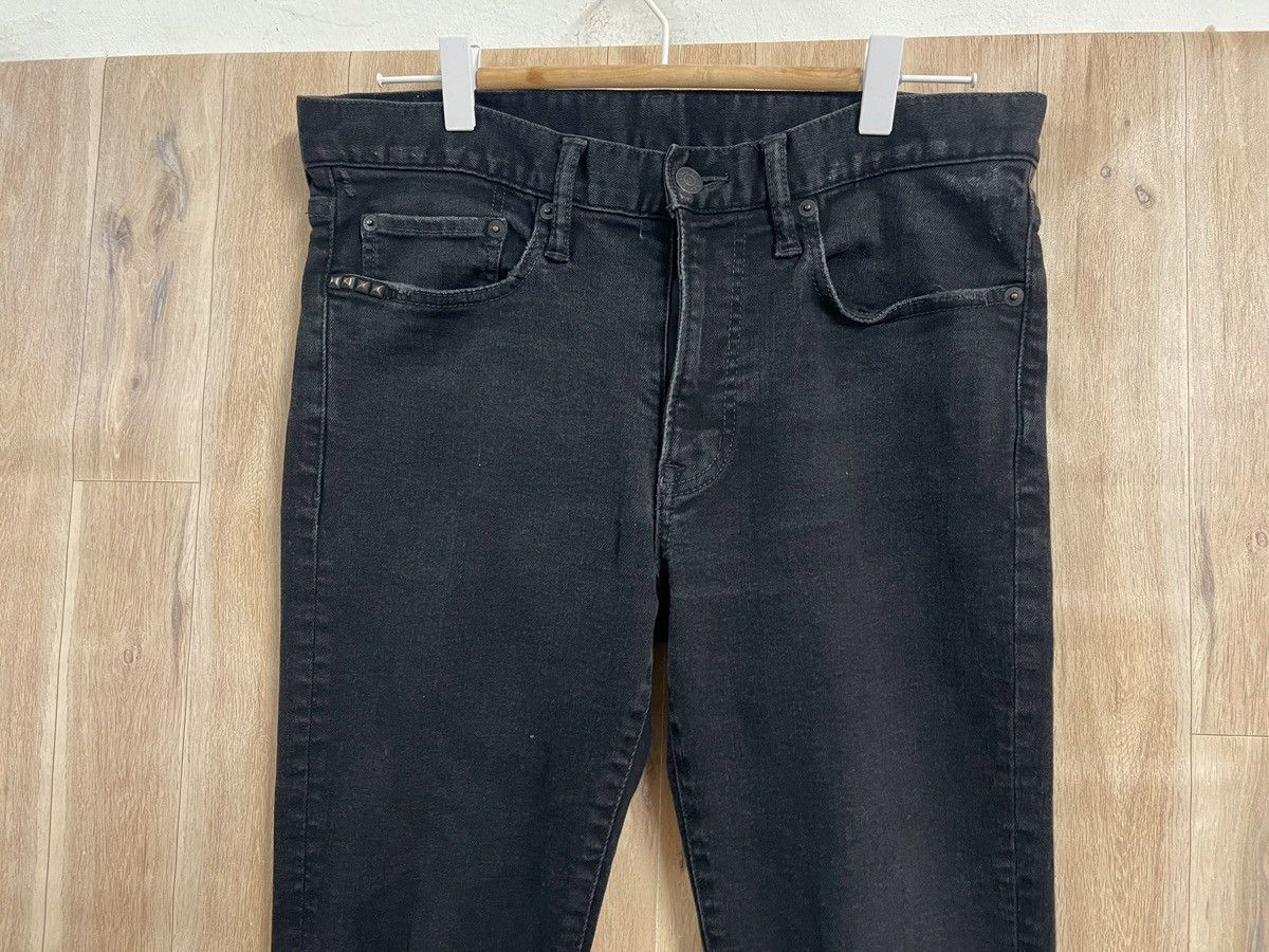 Hysteric Glamour × Japanese Brand Hysteric Glamour Black Skinny Jeans W30 L37 Distressed Punk Size US 30 / EU 46 - 2 Thumbnail
