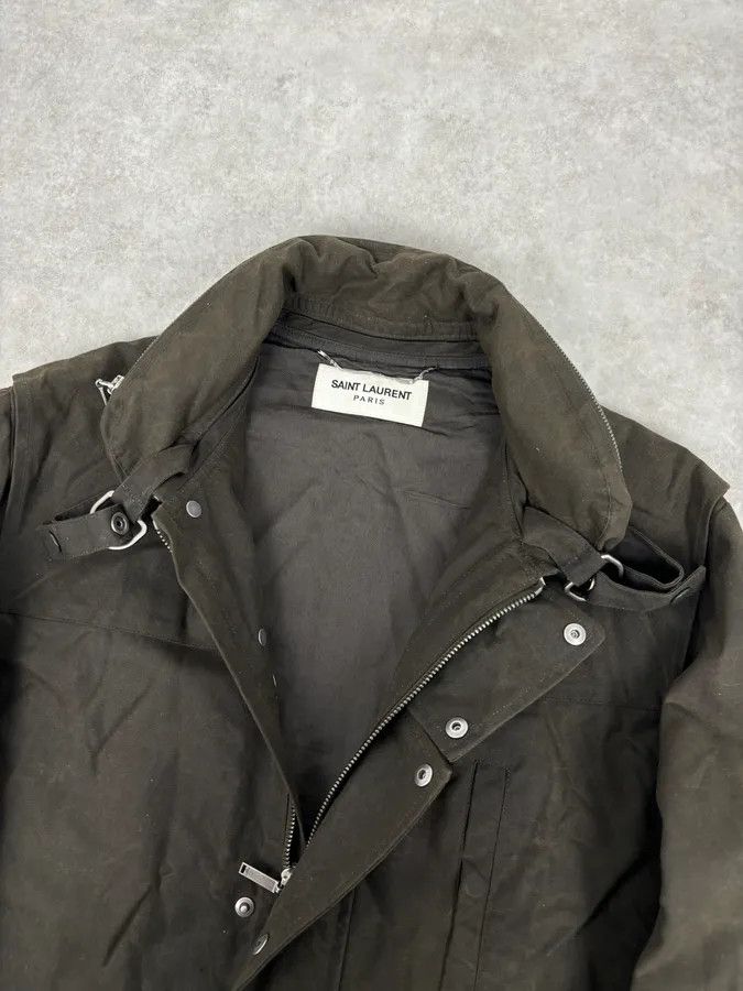 Saint Laurent Paris AW2017 Saint Laurent Khaki Cargo Parka Jacket Size US M / EU 48-50 / 2 - 8 Thumbnail