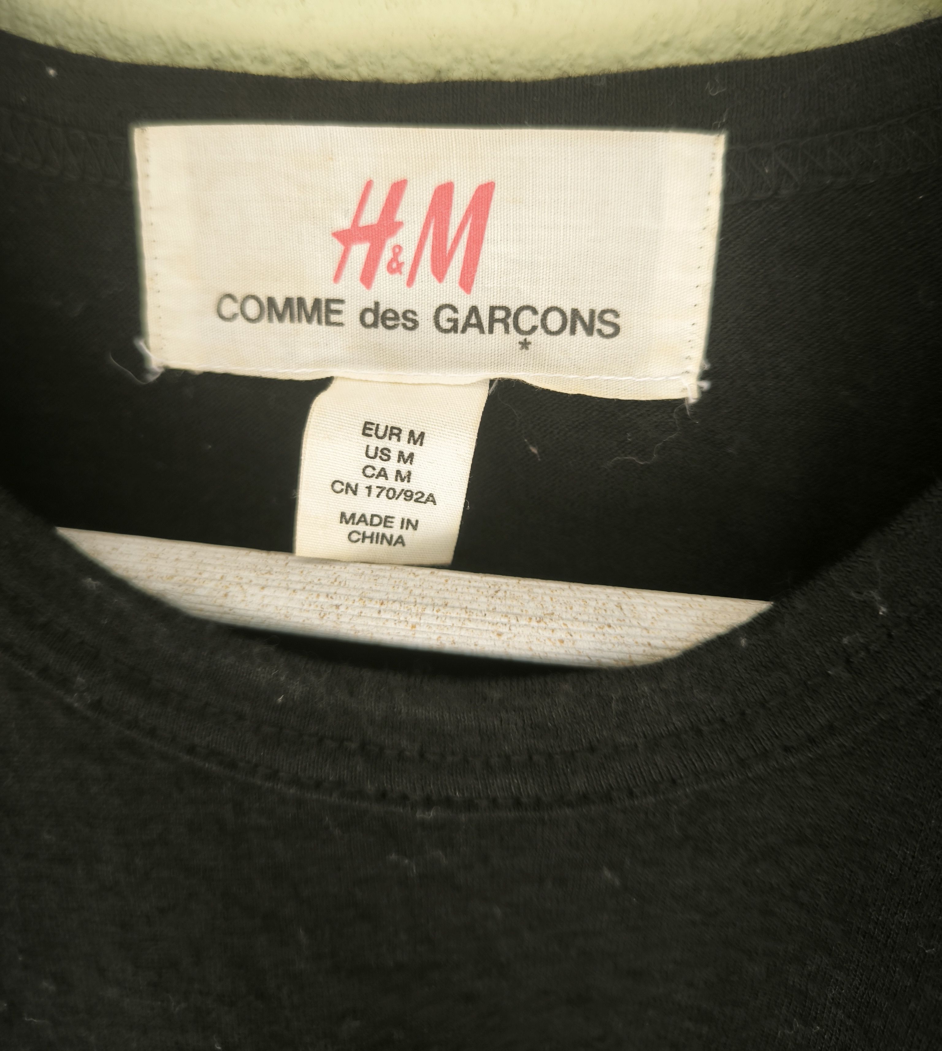 Comme des Garcons × H&M H&M x COMME DES GARCONS wool long sleeve tee Size US M / EU 48-50 / 2 - 2 Thumbnail