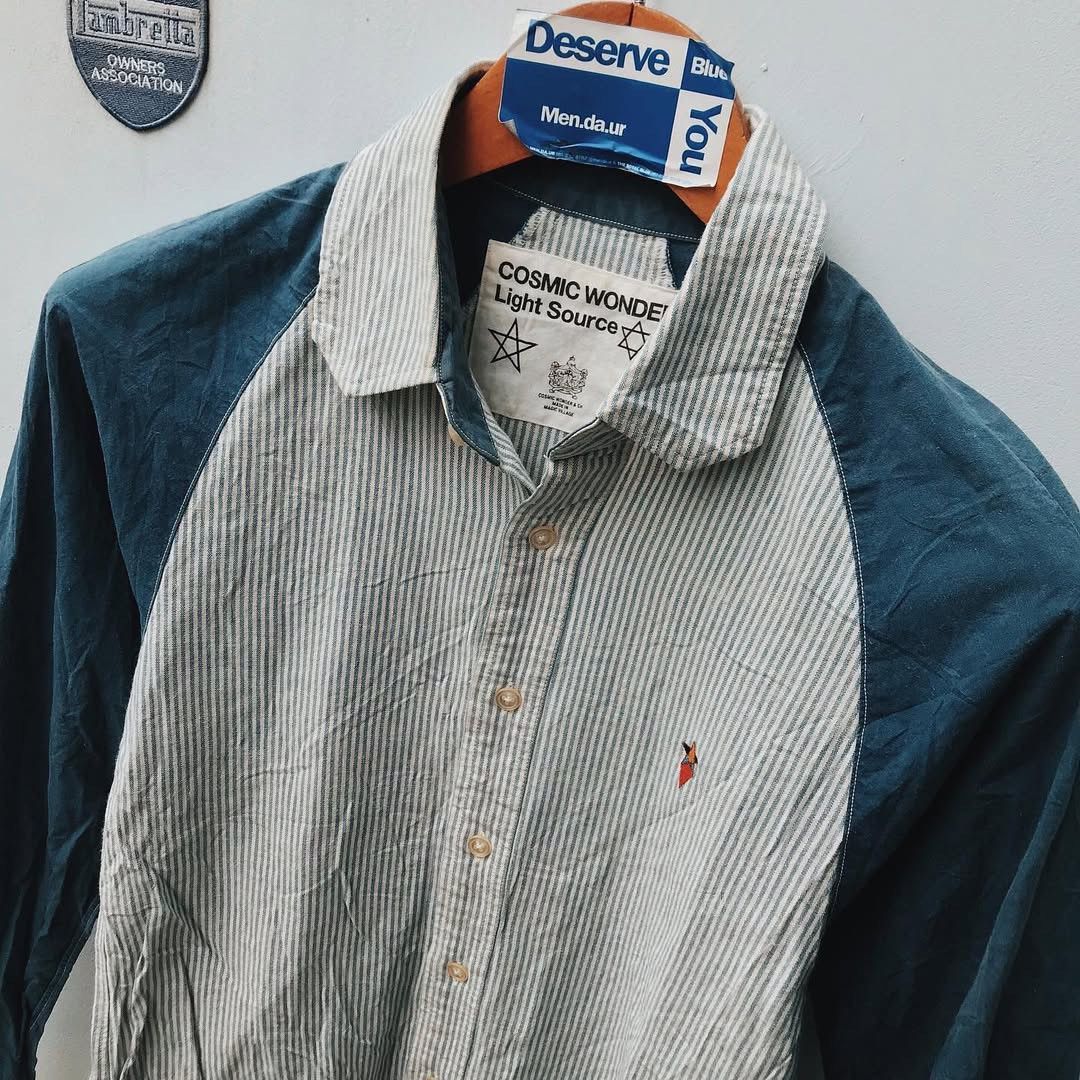 Cosmic Wonder × Japanese Brand cosmic wonder light source Made In japan Cotton Stripe Size US S / EU 44-46 / 1 - 1 Thumbnail