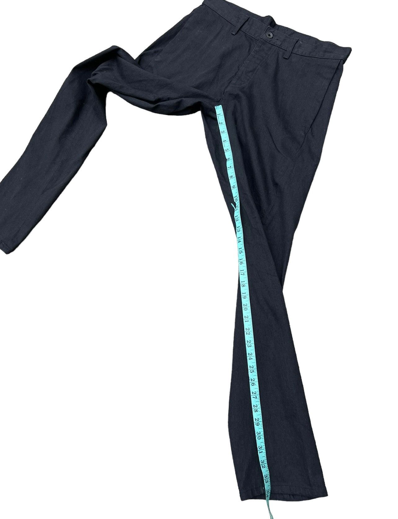 Shellac Shellac Japan Twisted Leg Dark Black Denim Pant Size US 34 / EU 50 - 5 Thumbnail