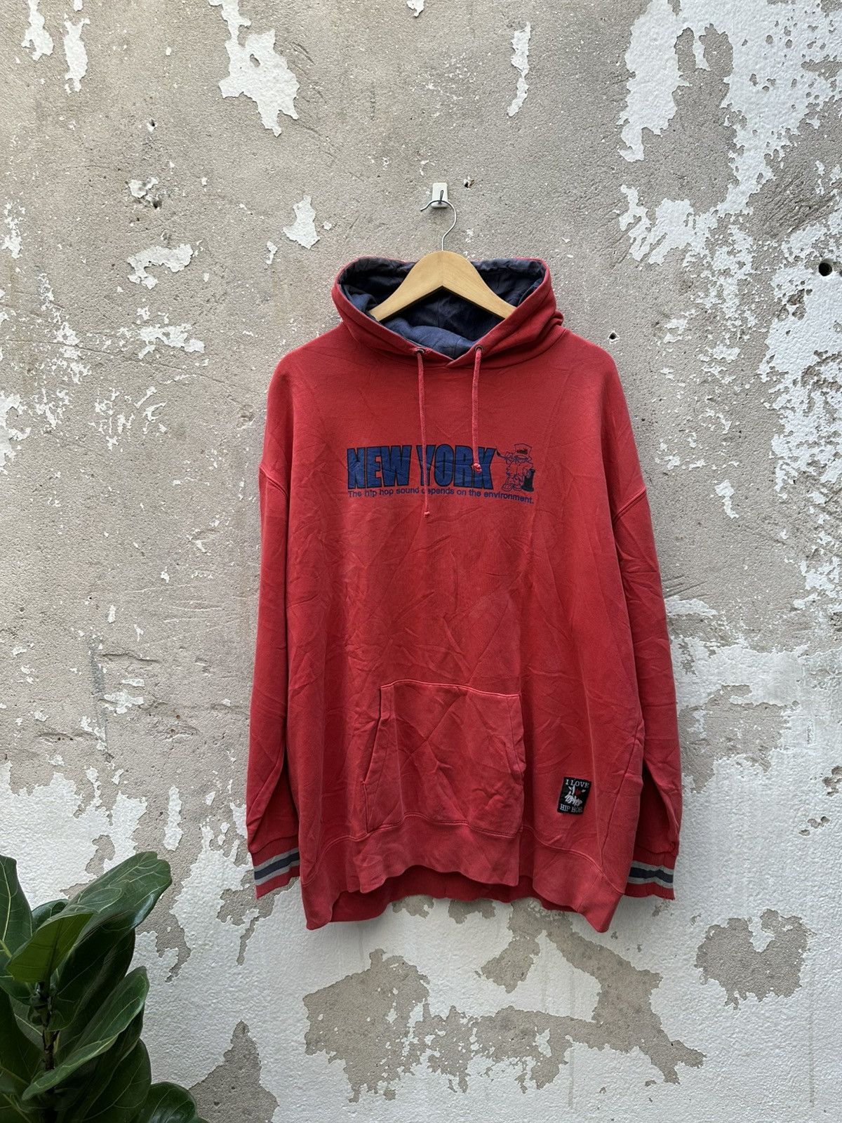 Vintage Vintage Y2K Hiphop Embroidery Hoodies Size US XL / EU 56 / 4 - 1 Thumbnail