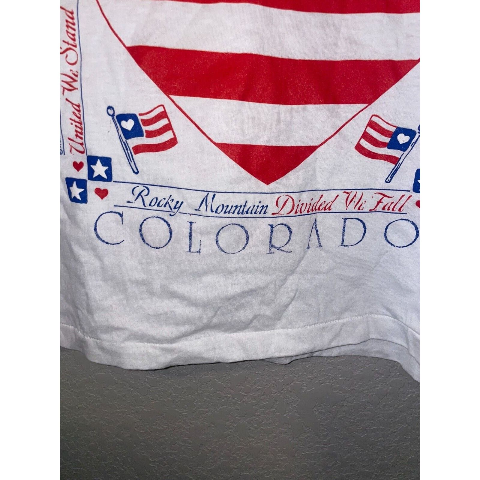Vintage Womens Vintage Rocky Mountain Shirt USA Fish Tee 80s OS Size ONE SIZE - 7 Thumbnail