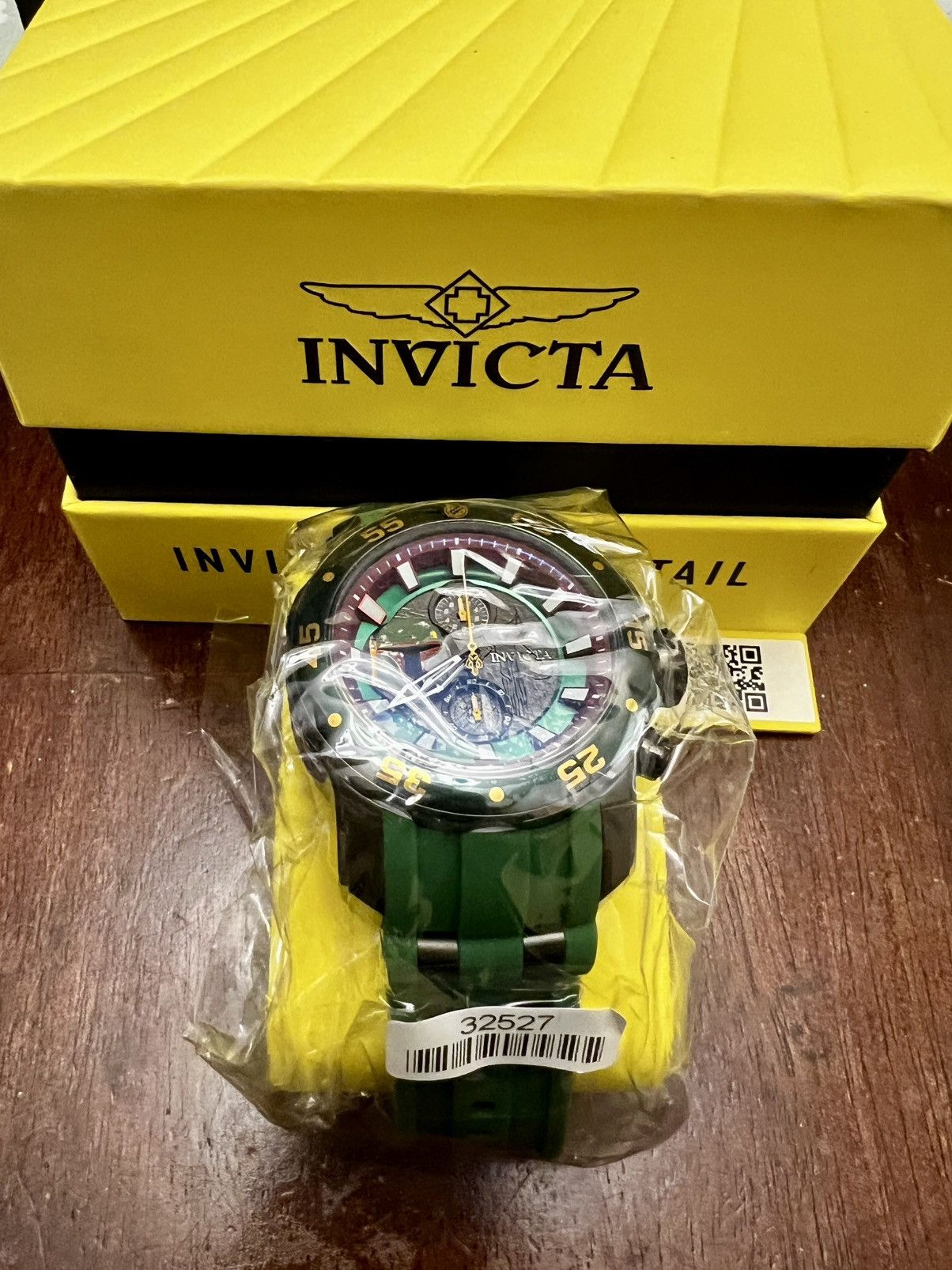 Invicta Star Wars Boba Fett Chronograph Quartz Watch, Men's
