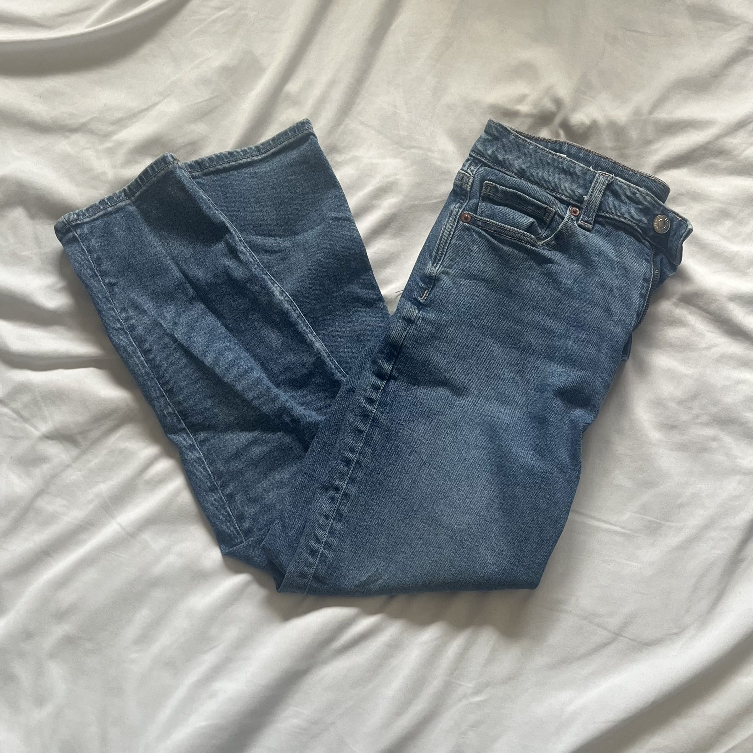 American Eagle Outfitters American Eagle Stretch Blue Jeans “Mom Jean” Size 25" / US 0 / IT 36 - 1 Thumbnail