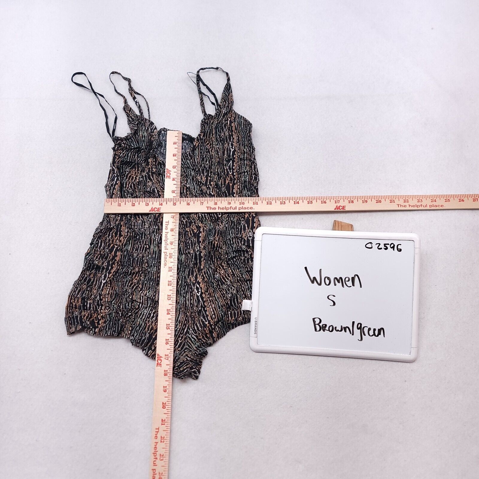 Forever 21 Forever 21 Casual One Piece Womens Size Small S Brown Green Size S / US 4 / IT 40 - 7 Thumbnail