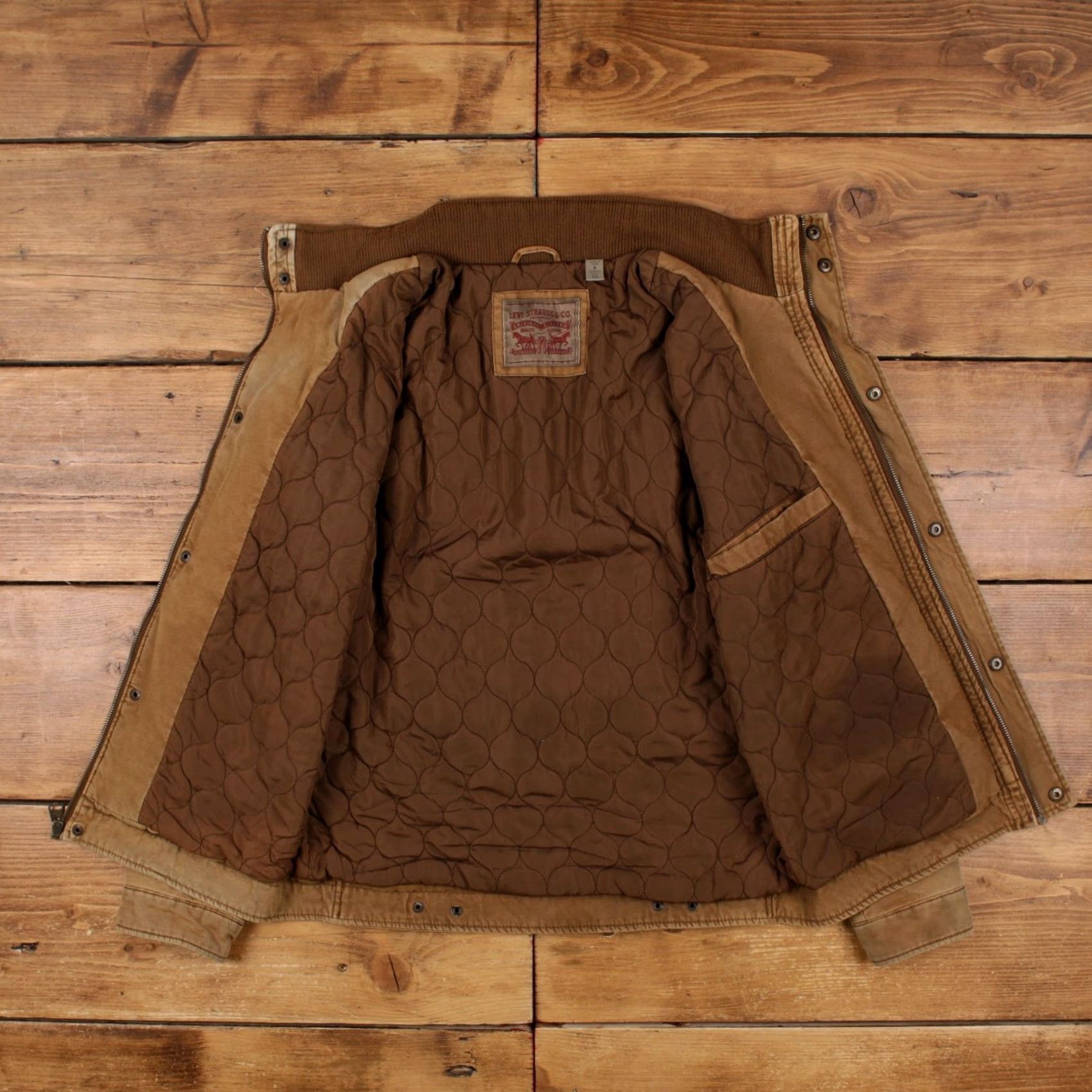 Levi's VINTAGE Levi's Workwear Jacket Mens S Red Tab Brown Jacket Size US S / EU 44-46 / 1 - 4 Thumbnail