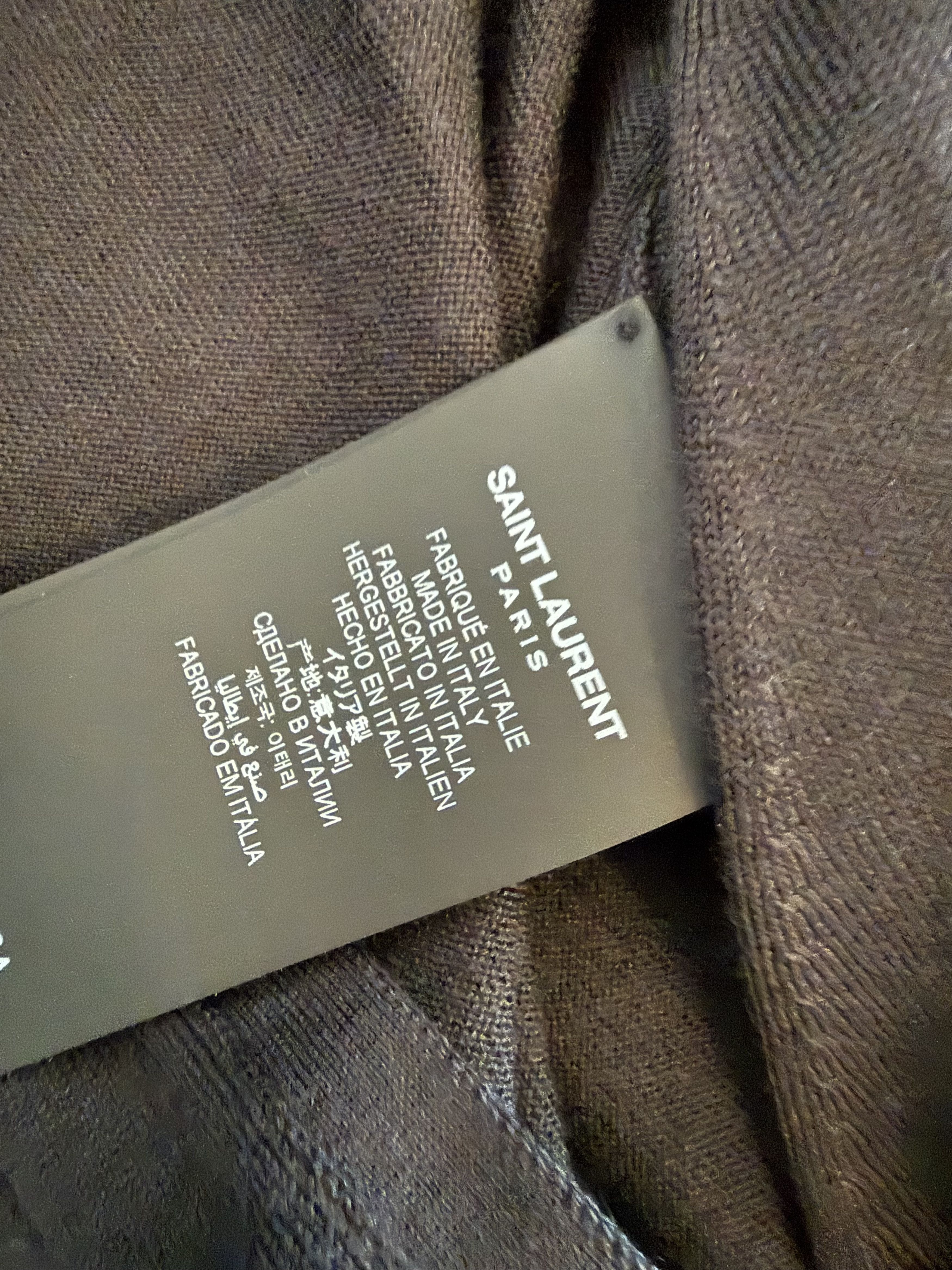 Saint Laurent Paris SS23 Saint Laurent v-neck Cashmere, Wool and Silk Sweater Size US L / EU 52-54 / 3 - 4 Thumbnail