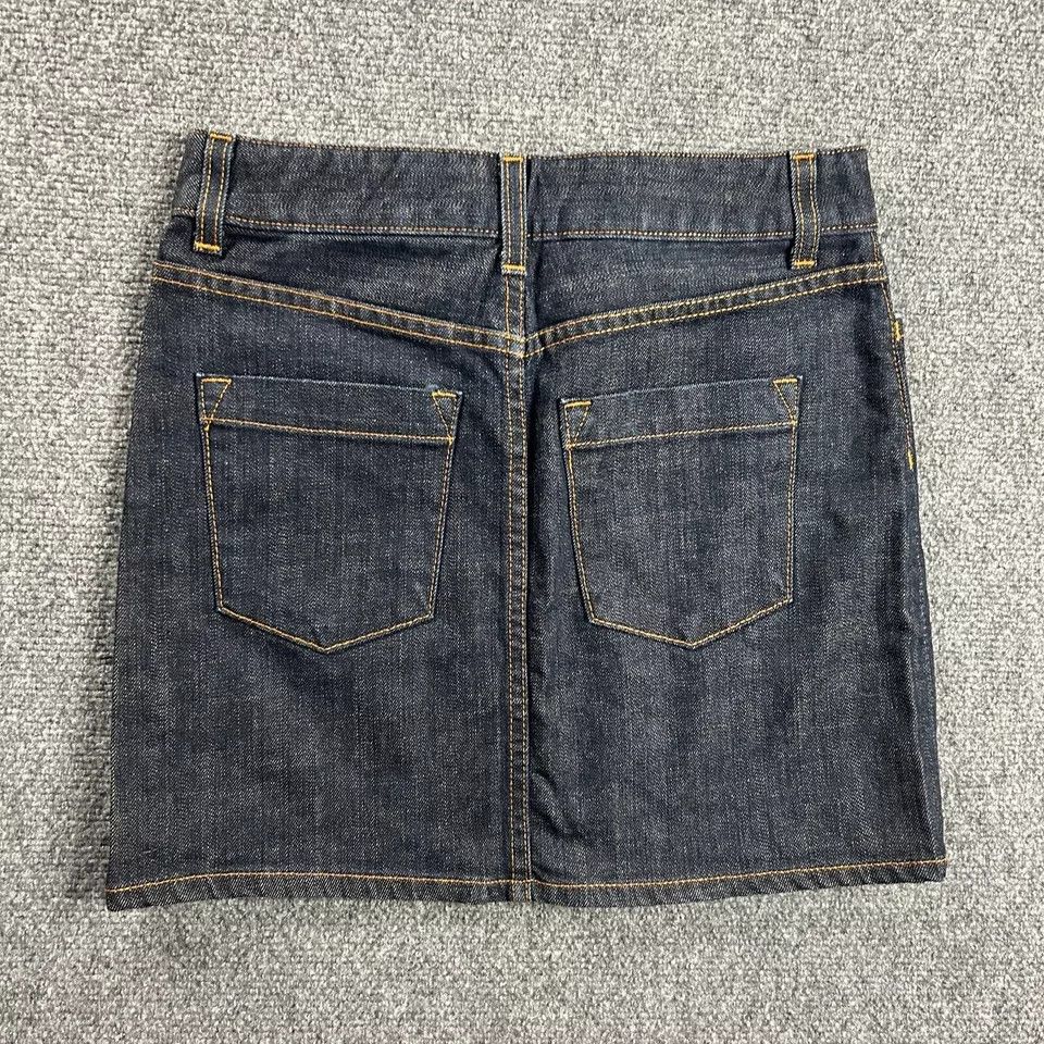 J.Crew × Vintage Vintage J Crew Skirt Womens 26 Denim Mini 5 Pockets Cotton Size 26" / US 2 / IT 38 - 4 Thumbnail