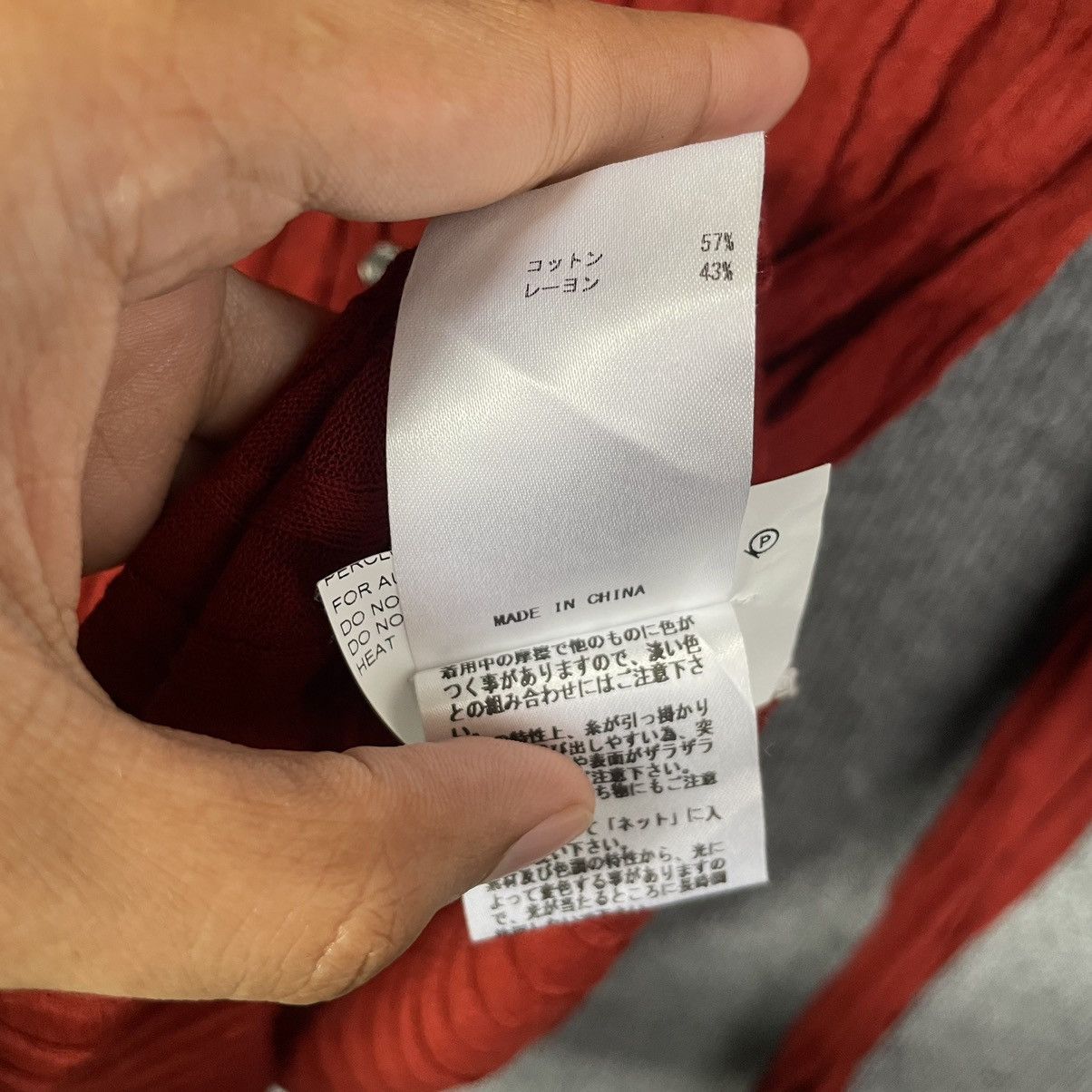 Jil Sander Jil Sander Navy Brick Red Button Pleated Cardigan Size M / US 6-8 / IT 42-44 - 5 Thumbnail