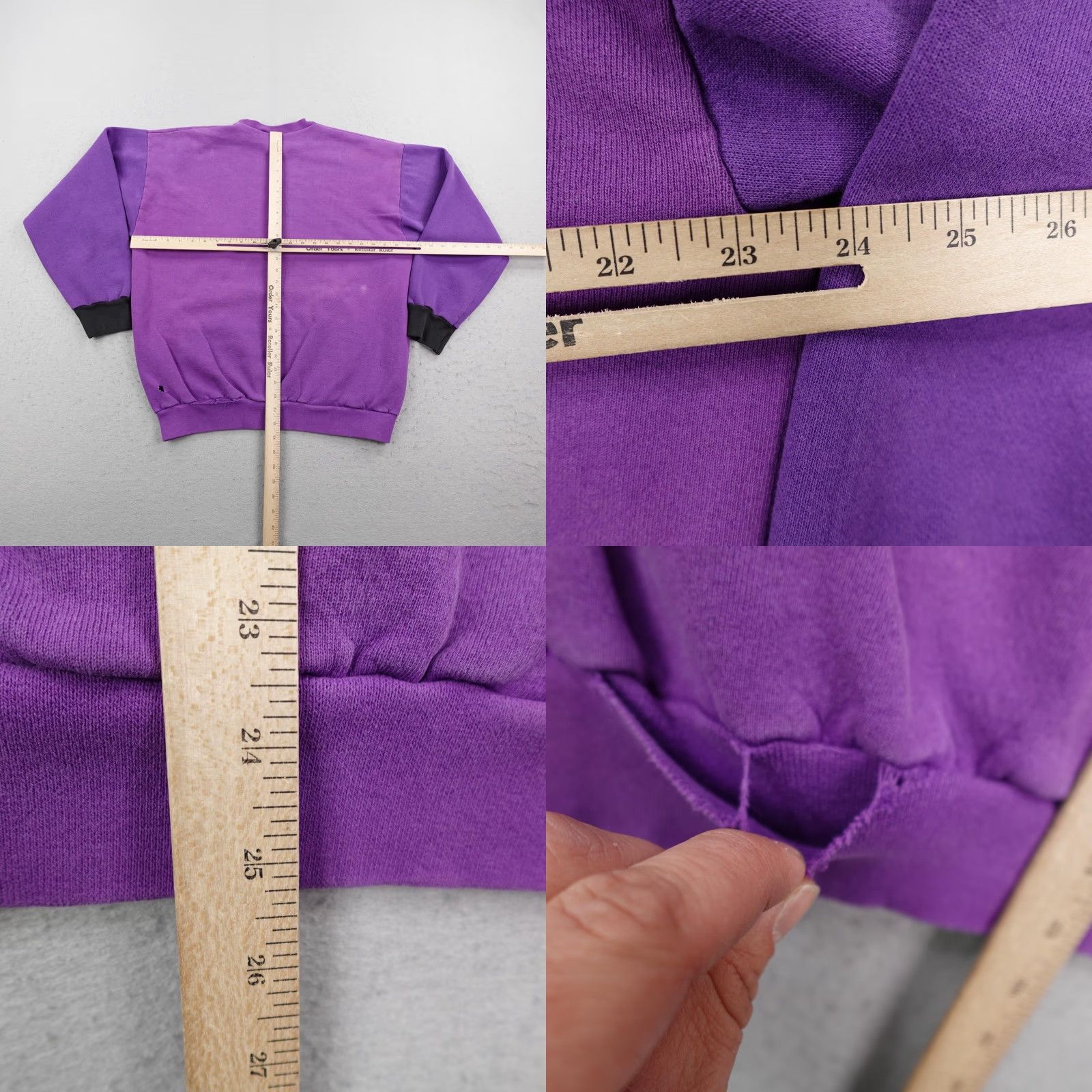 Logo Athletic VINTAGE Logo Athletic Sweatshirt Mens Large Purple Crewneck Pullover 90s Cotton Polyester Fleece Size US L / EU 52-54 / 3 - 8 Thumbnail