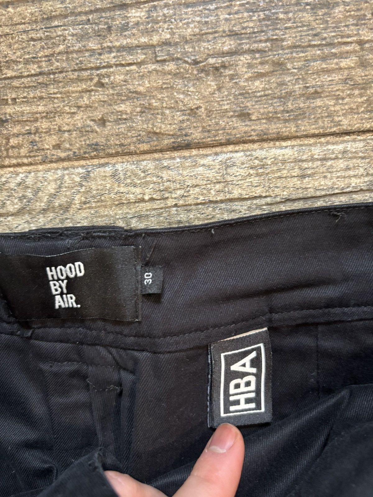 Hood By Air Black Spiral Zip Wide Pants Size US 31 - 4 Thumbnail