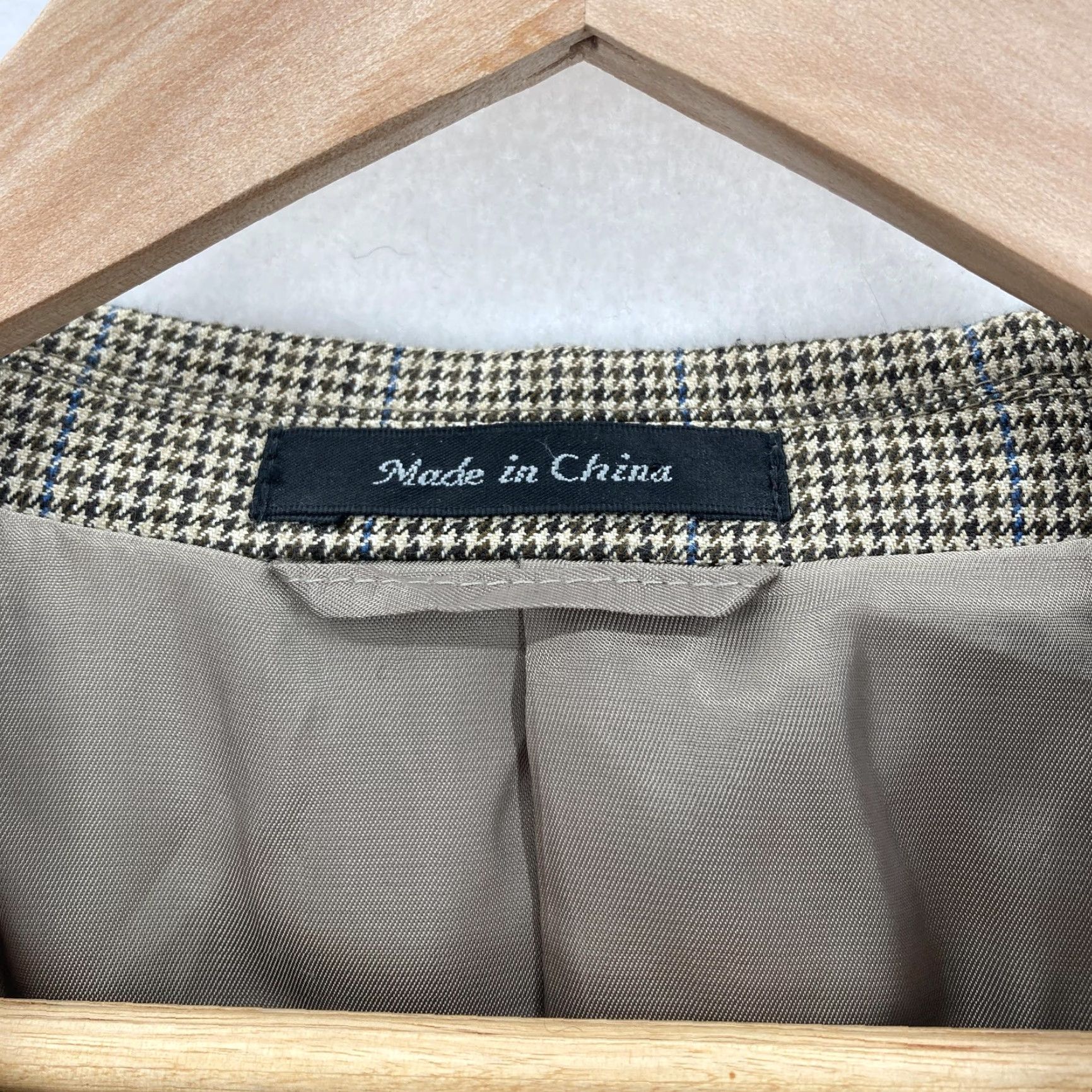 Ralph Lauren Lauren Ralph Lauren Blazer Mens 48L Brown Houndstooth Two-Button Sport Coat Shirt Jacket Coat Single-Breasted Notch Lapel Mens Size 48R - 4 Thumbnail