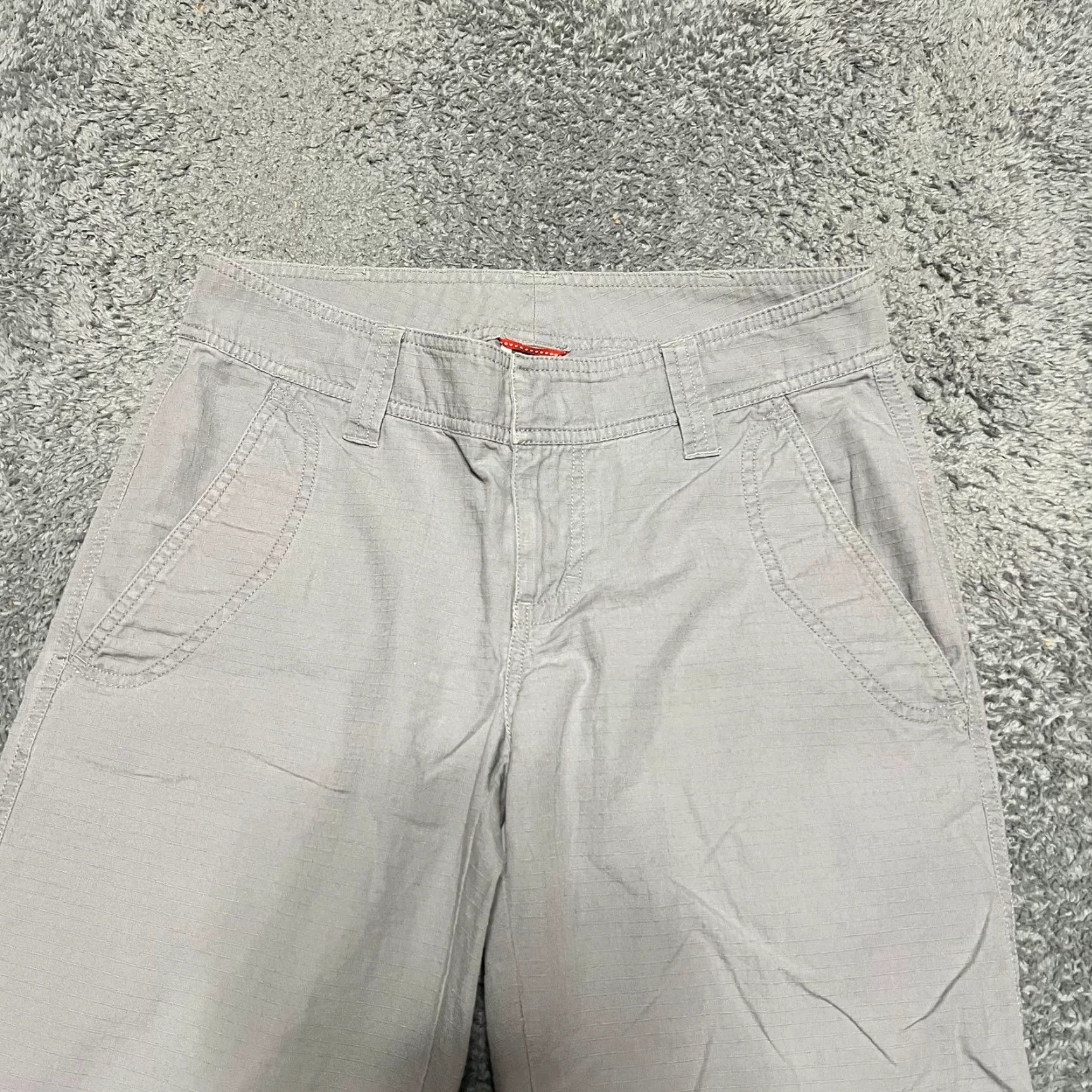 The North Face The North Face Pants Women 4 Ripstop Cropped Gray Purple Straight 31x24 Size 27" / US 4 / IT 40 - 3 Thumbnail