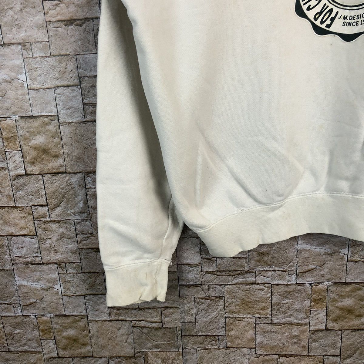 Vintage 1984 New York Papa vintage White Sweatshirt #A554 Size US M / EU 48-50 / 2 - 7 Thumbnail